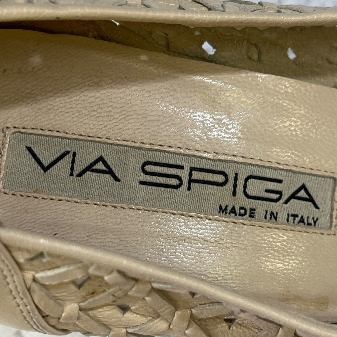 Other Via Spiga Women's Beige Leather Shoes/Heels Size 6M SKU 5134 Size US 6 / IT 36 - 7 Thumbnail