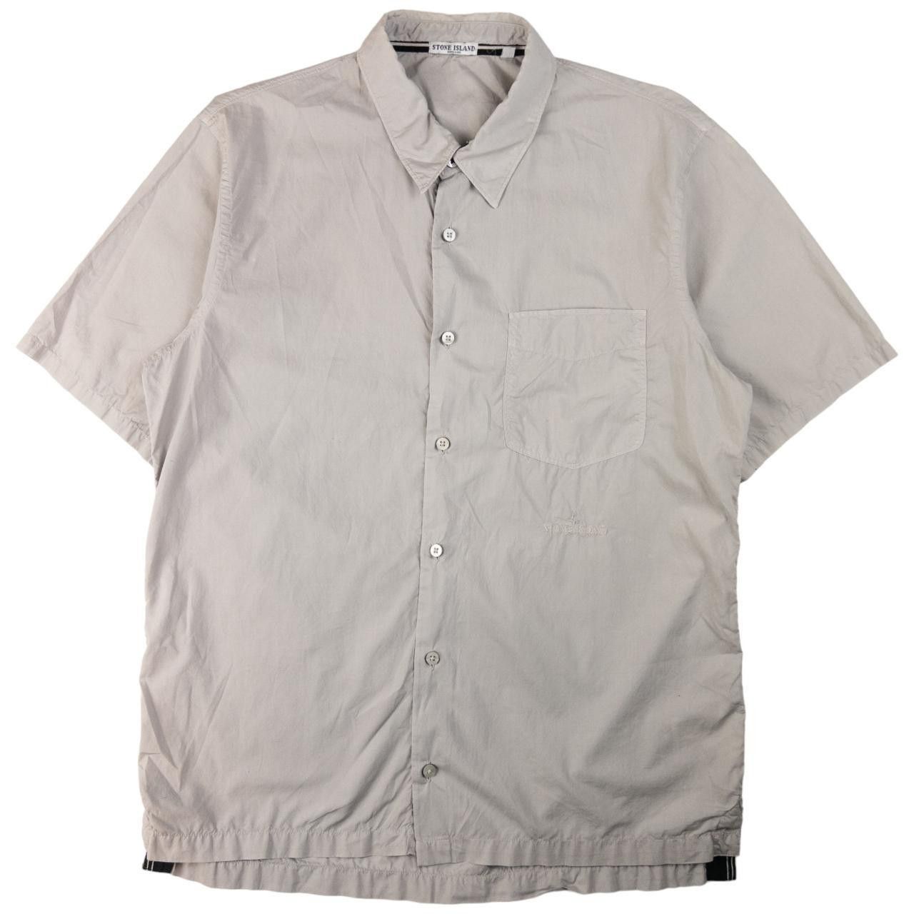 Stone Island Vintage Stone Island Short Sleeve Button Up Shirt Size M Size US M / EU 48-50 / 2 - 1 Thumbnail