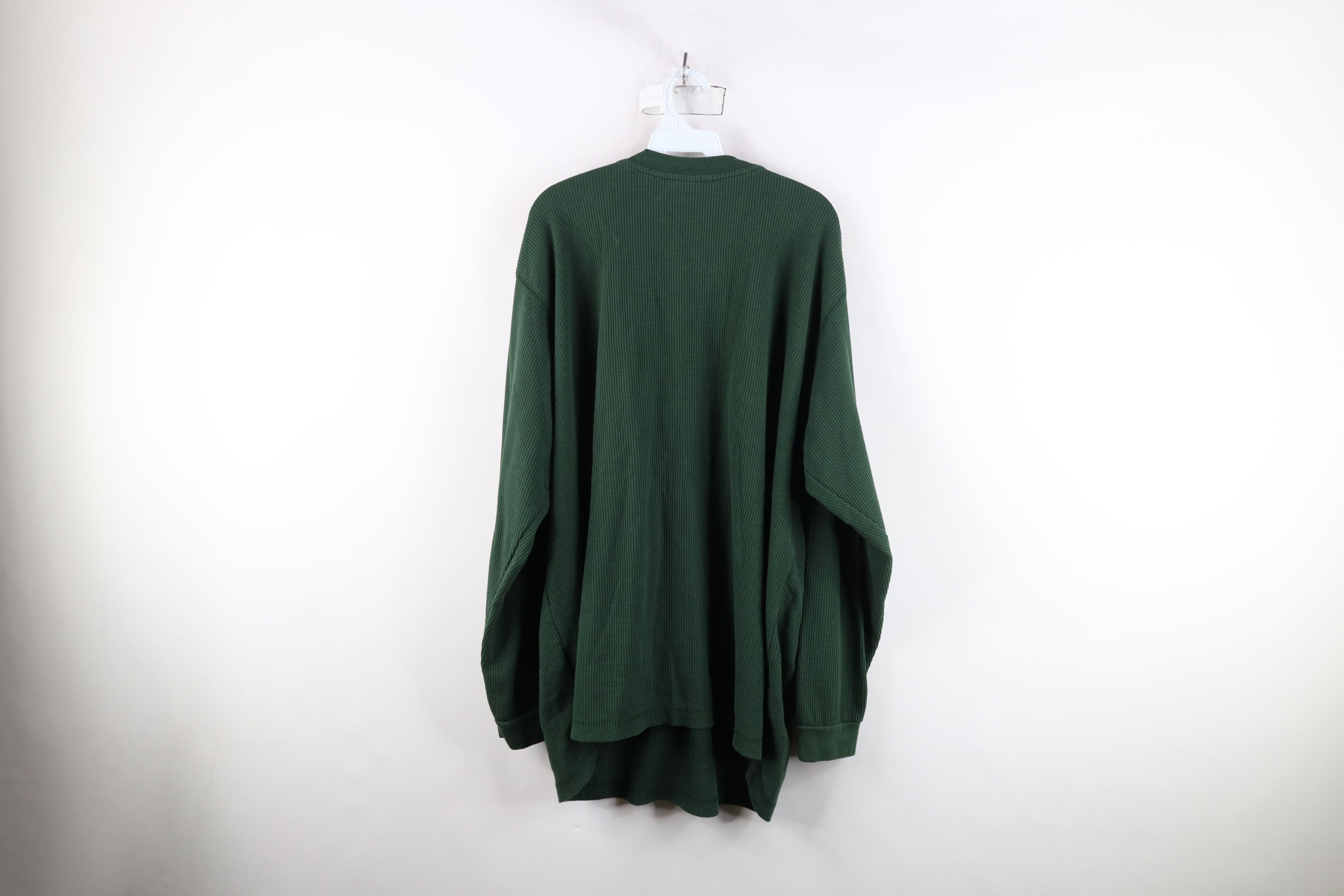 Vintage Vintage 90s Streetwear Waffle Long Sleeve Henley T-Shirt Size US XXL / EU 58 / 5 - 9 Thumbnail