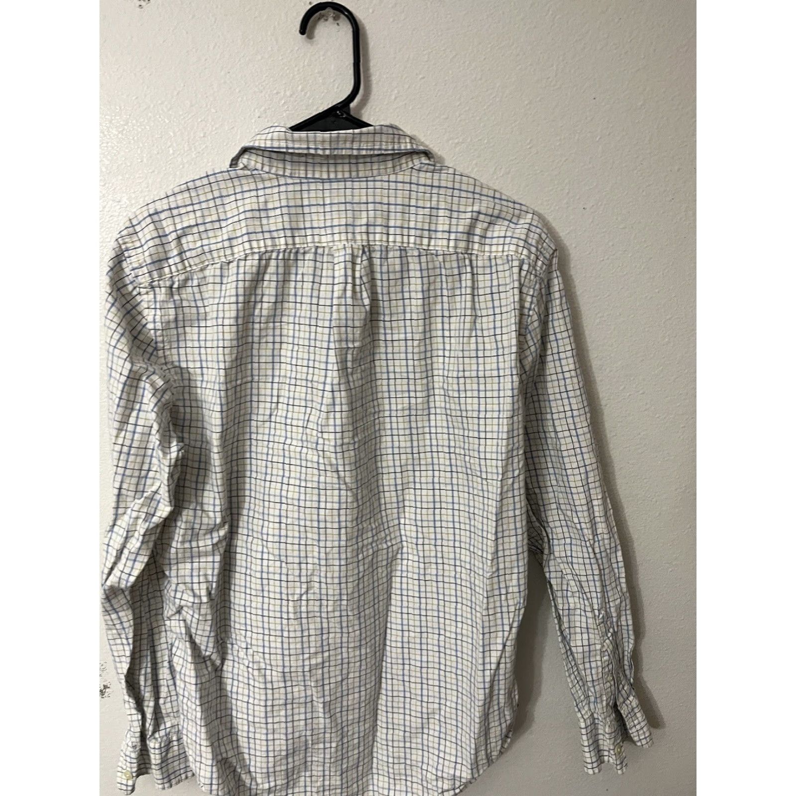 Gap Gap men’s button down long sleeve shirt Medium White Gingham Size US M / EU 48-50 / 2 - 3 Thumbnail