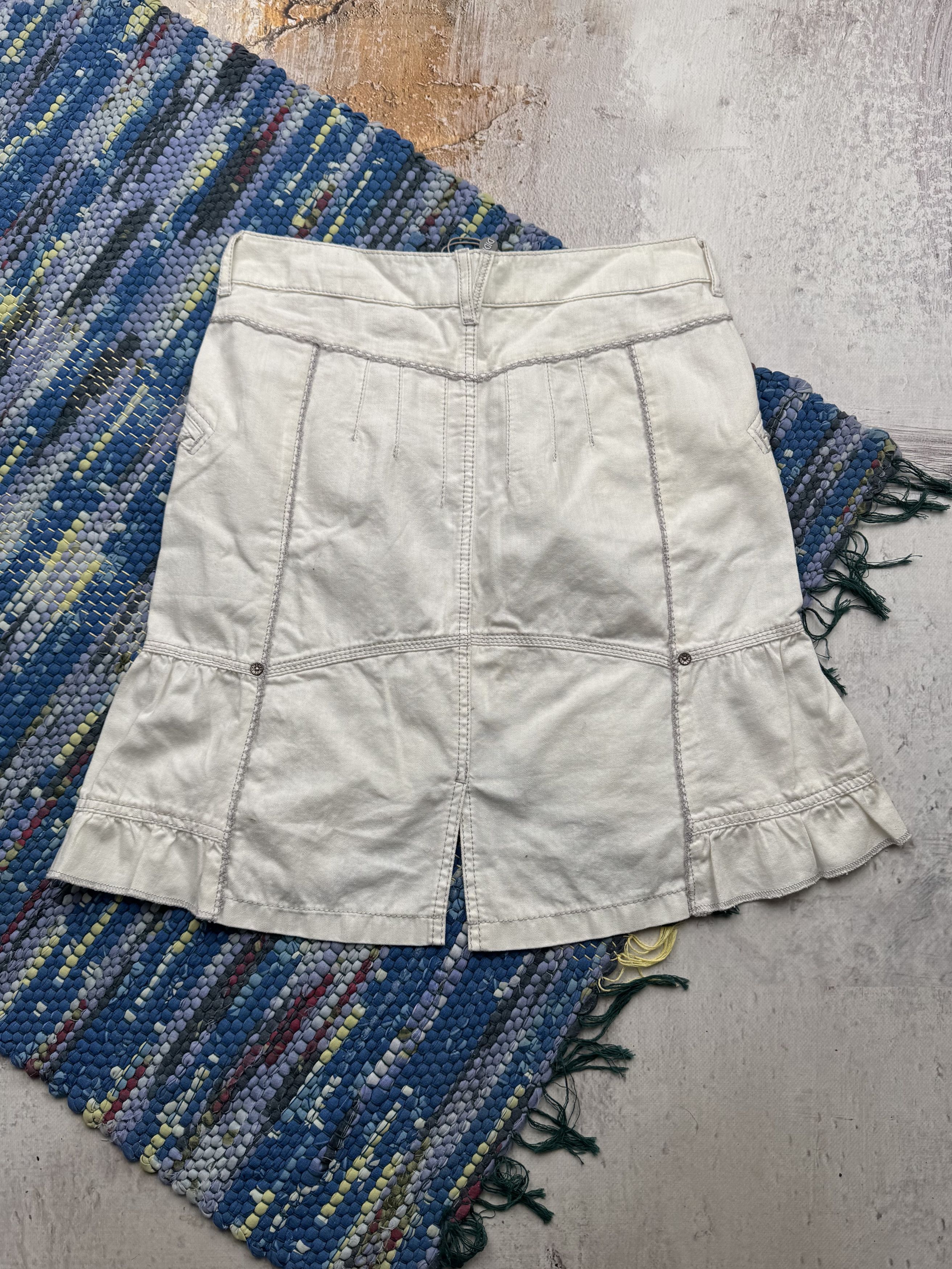 Vintage Vintage Midi Skirt A382(177) Size 26" / US 2 / IT 38 - 4 Thumbnail