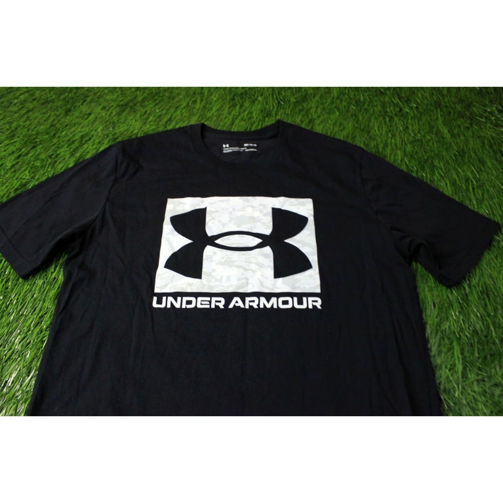 Under Armour UNDER ARMOUR MEN T-SHIRT Jersey 2021 HeatGear Casual Short Sleeve Crew Neck Black Size M Size US M / EU 48-50 / 2 - 2 Thumbnail