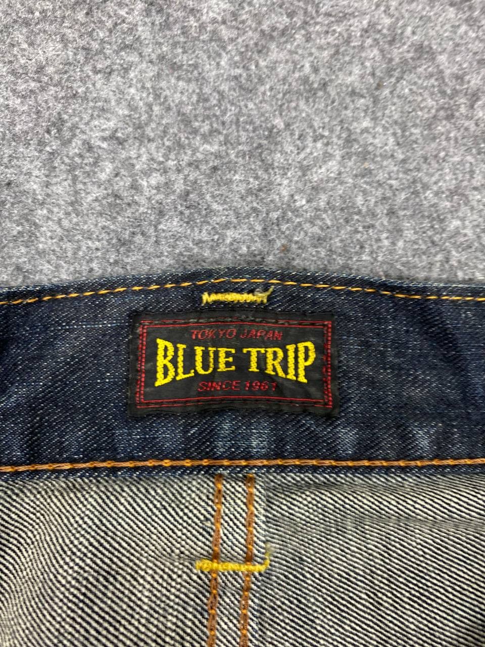 Edwin vintage edwin blue trip rusty distressed denim nice design Size US 37 - 13 Thumbnail