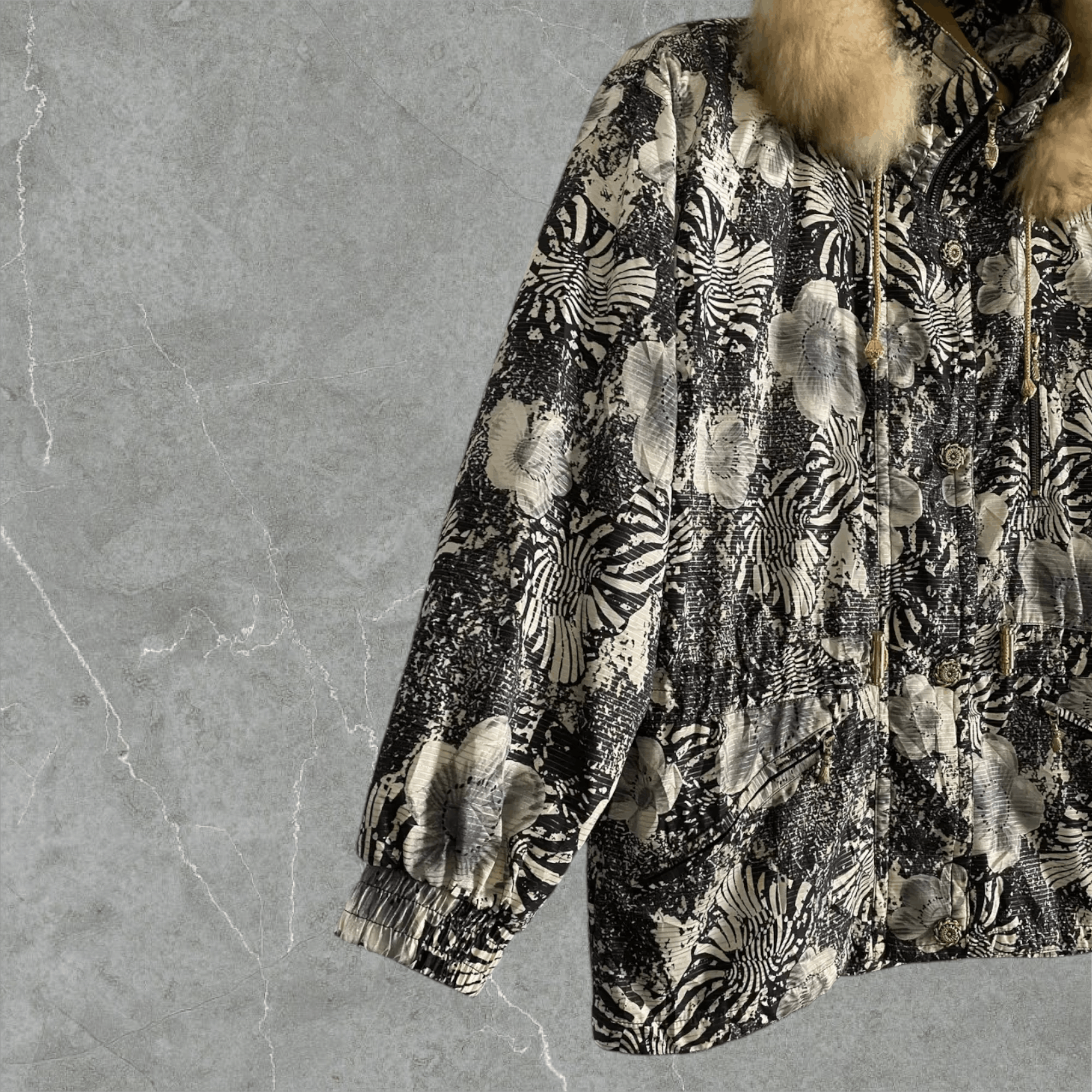 Japanese Brand × Yamaha YAMAHA fax fur jacket ifsixwasnine lgb style Size US L / EU 52-54 / 3 - 5 Thumbnail