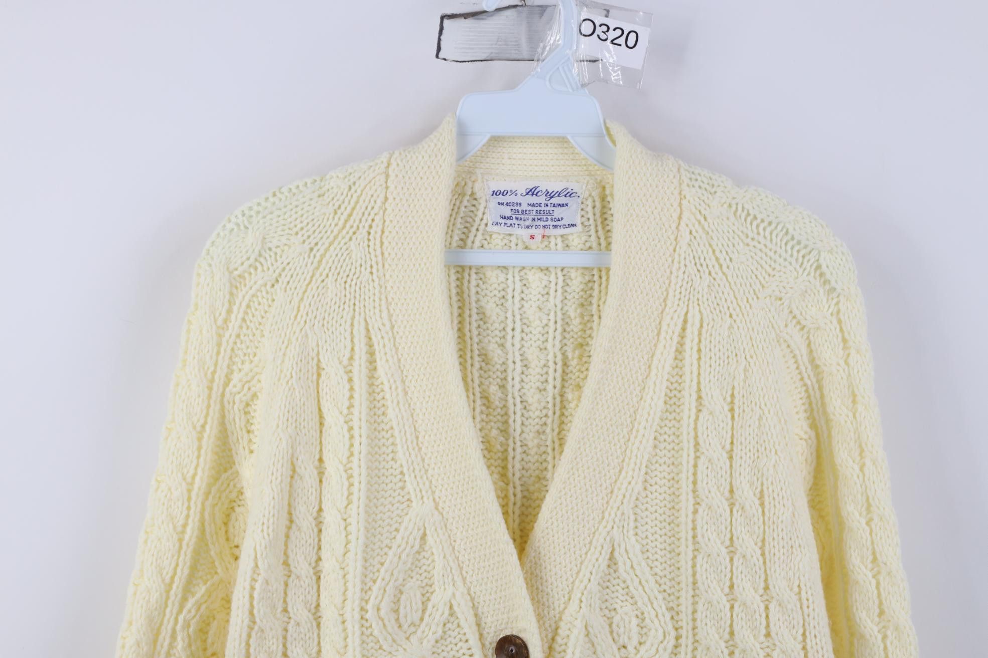 Vintage Vintage 70s Streetwear Fisherman Cable Knit Cardigan Sweater Size S / US 4 / IT 40 - 2 Thumbnail