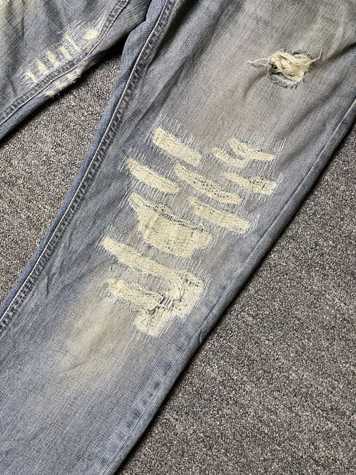Dolce & Gabbana Dolce & Gabbana Distressed Denim Jeans (93) Size US 34 / EU 50 - 4 Thumbnail