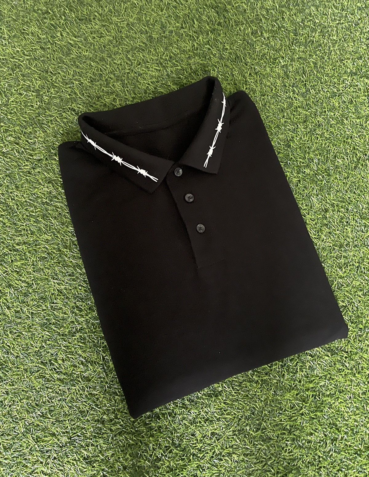 Vintage BARBED WIRE POLO TSHIRT Size US XL / EU 56 / 4 - 3 Thumbnail