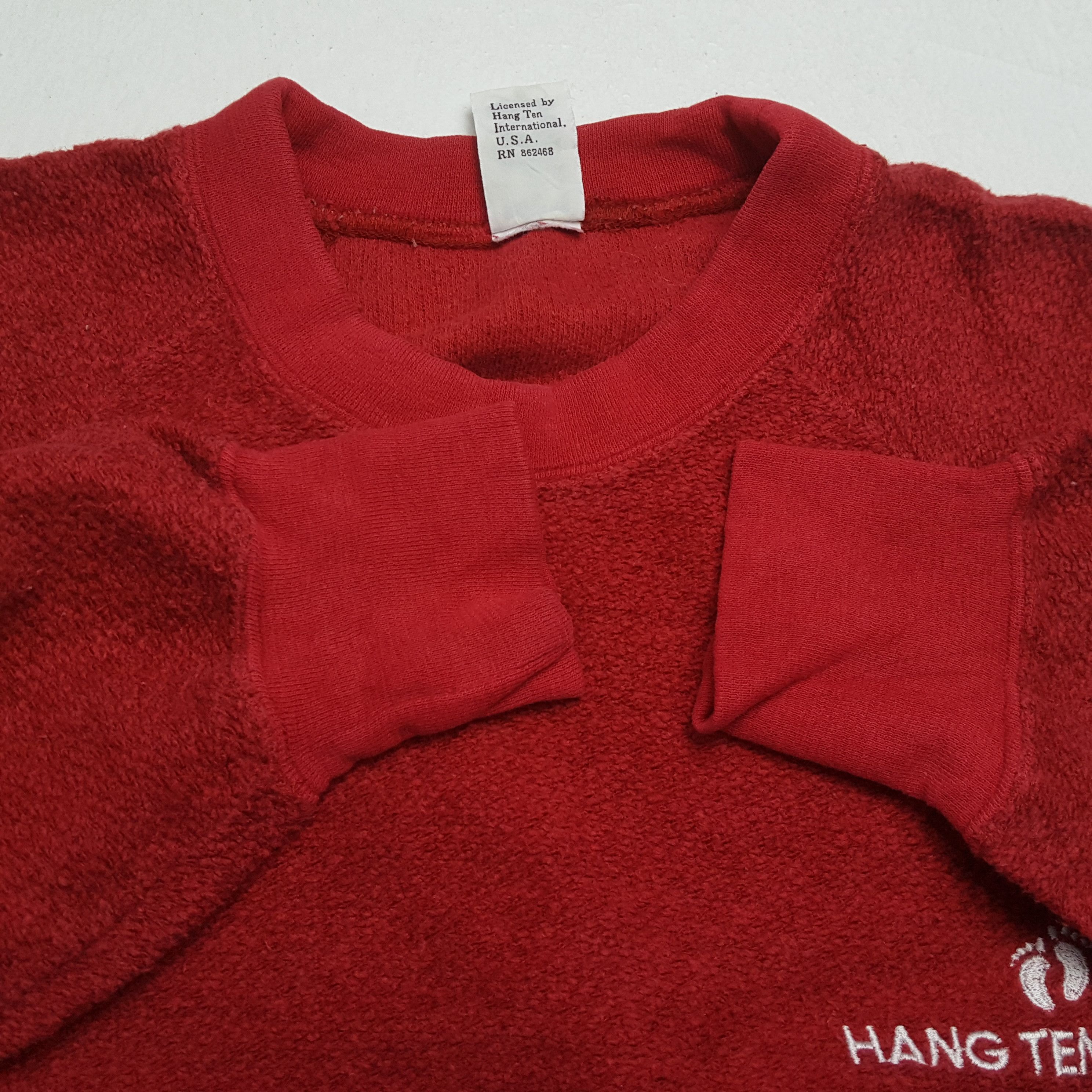 Hang Ten × Vintage Vintage HANG TEN Streetwear Skateboard Surfing Sweatshirts Size US M / EU 48-50 / 2 - 9 Thumbnail