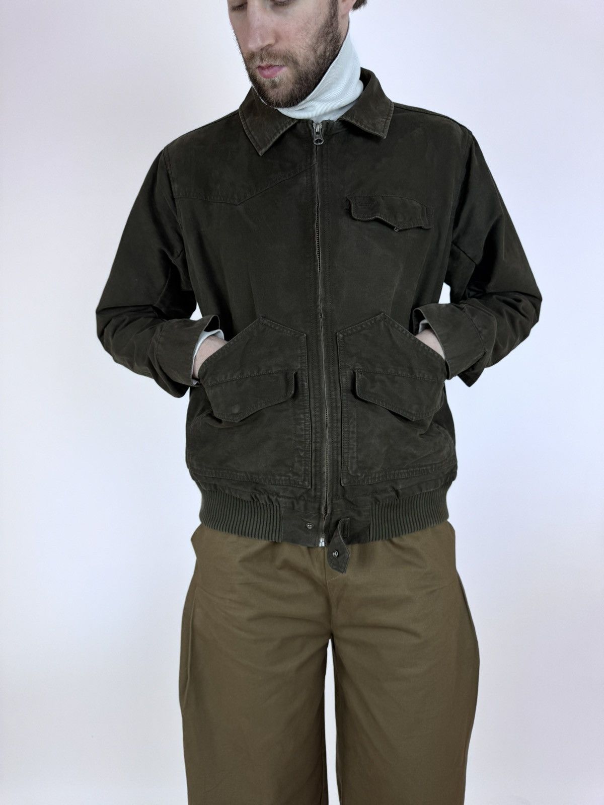 French Connection French Connection WORK Jacket London England Faded Workwear Size US XL / EU 56 / 4 - 3 Thumbnail
