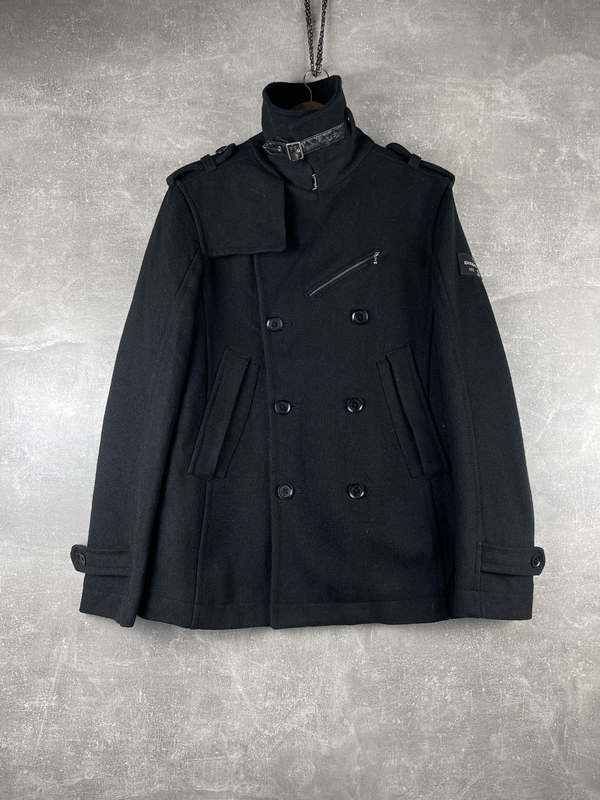 Diesel Diesel Avant Garde Military Double Breasted Wool Blend Coat Size US L / EU 52-54 / 3 - 1 Thumbnail
