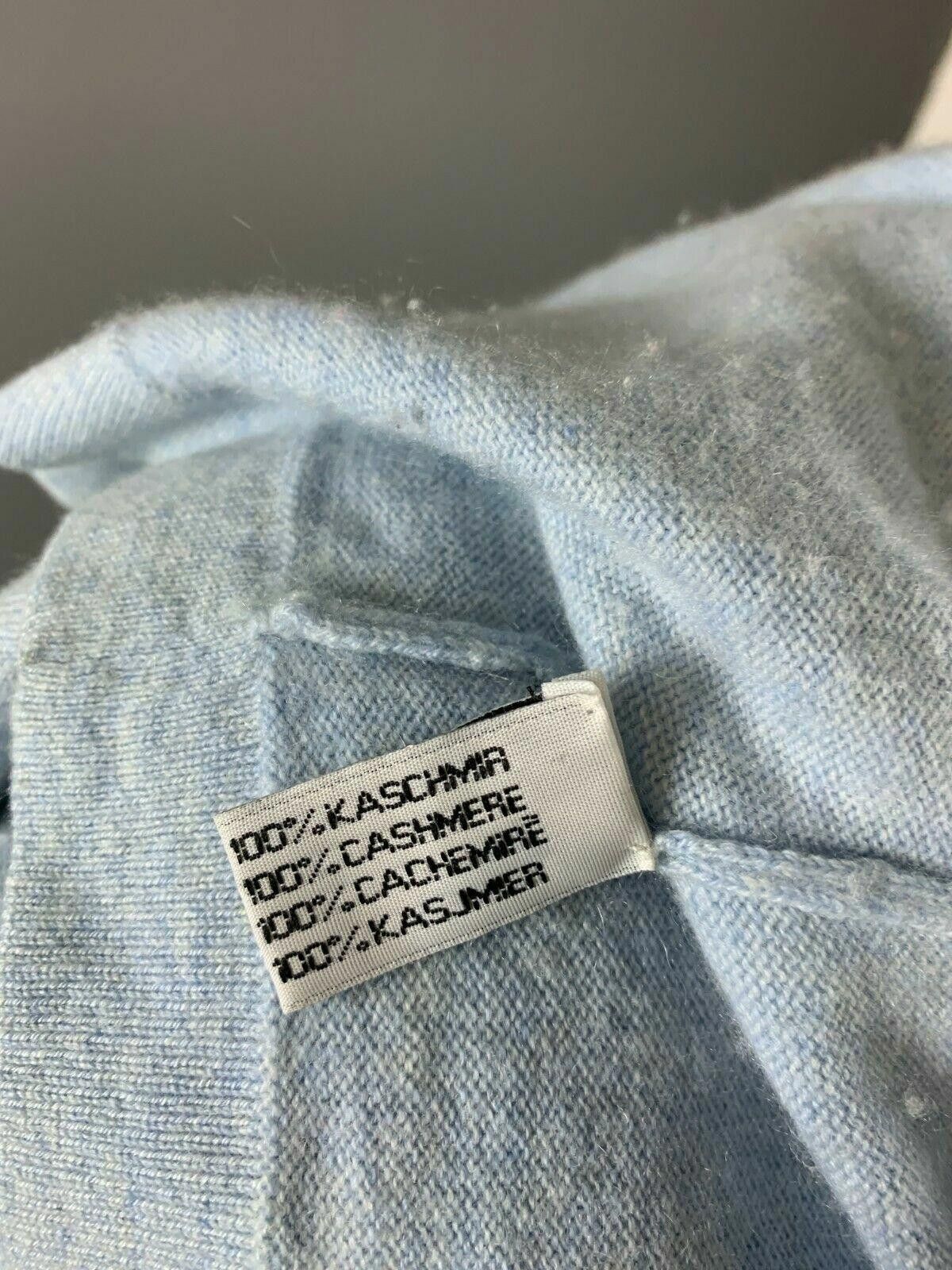 Designer Donna Lane Blue Cashmere Sweater + Top T-Shirt Size 36 Size M / US 6-8 / IT 42-44 - 10 Thumbnail