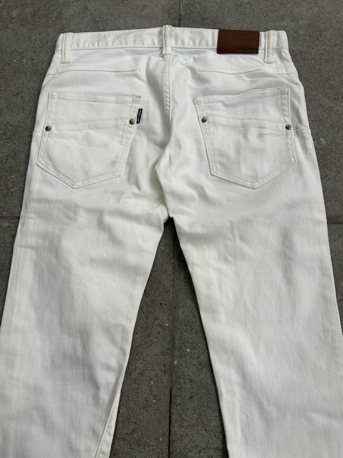 Tornado Mart Tornado Mart Zero Bootcut White Jeans Size US 31 - 6 Thumbnail