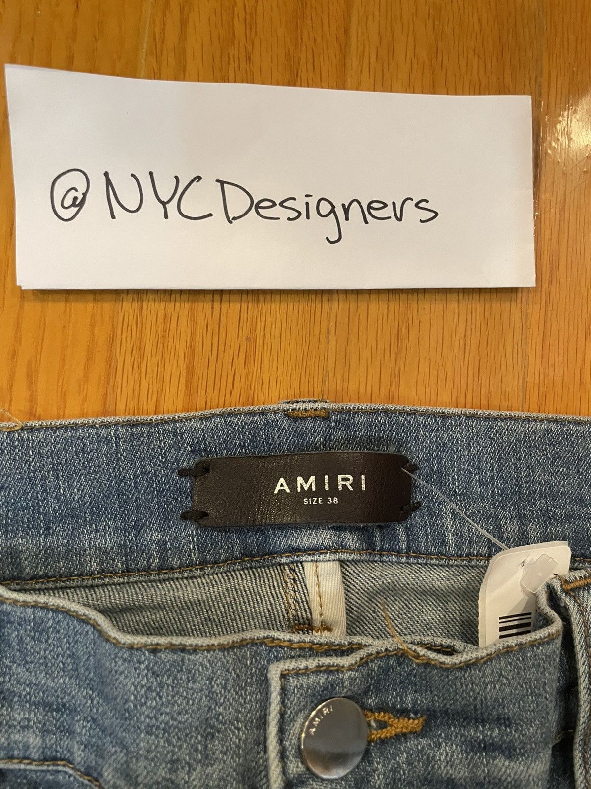 Amiri Amiri Plain Distressed Jeans Size US 38 / EU 54 - 3 Thumbnail