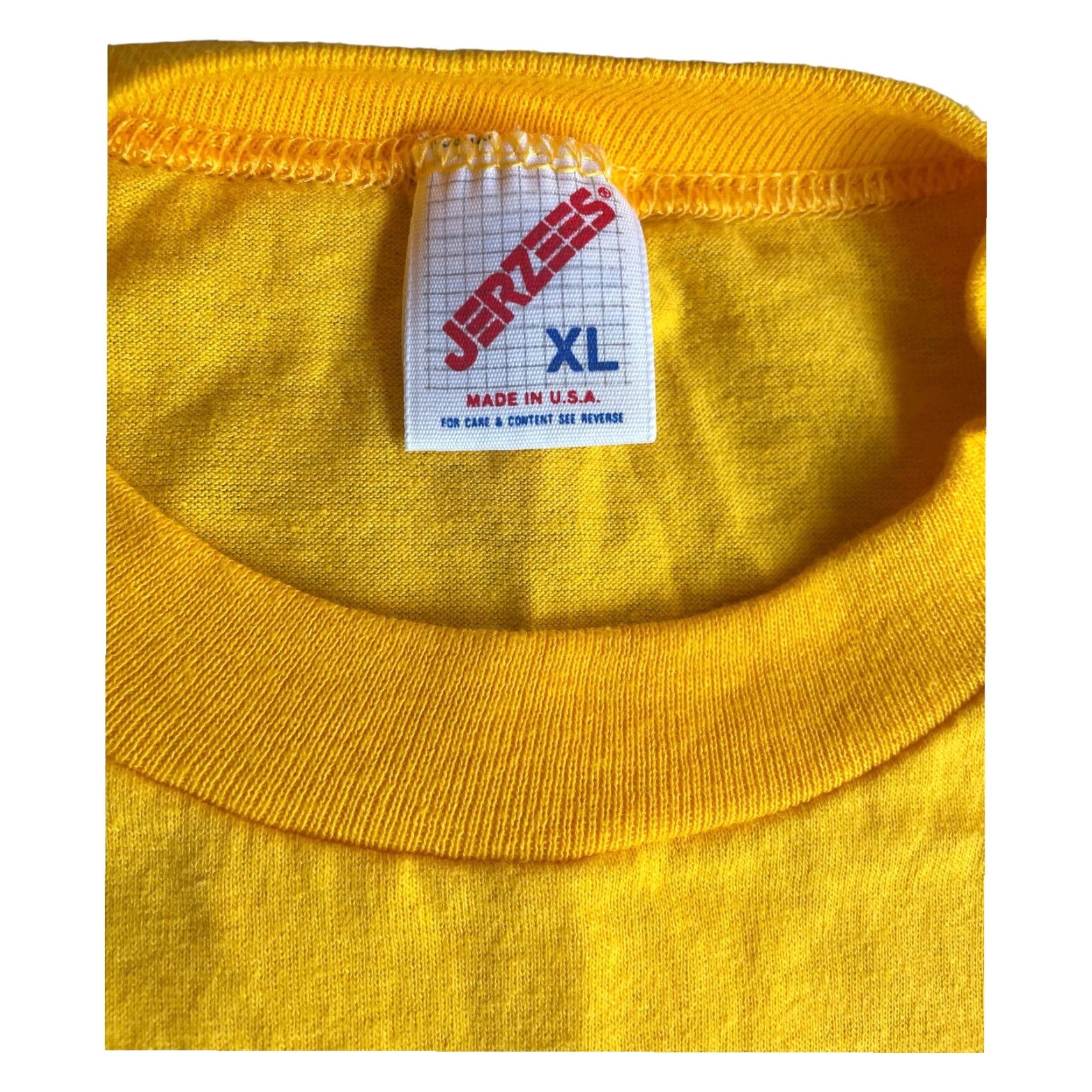 Vintage VINTAGE Single Jerezees Yellow Shirt SDSU College Of Pharmacy XL Men’s Crew Neck Short Sleeve Knit Cotton Blend Logo Size US XL / EU 56 / 4 - 5 Thumbnail