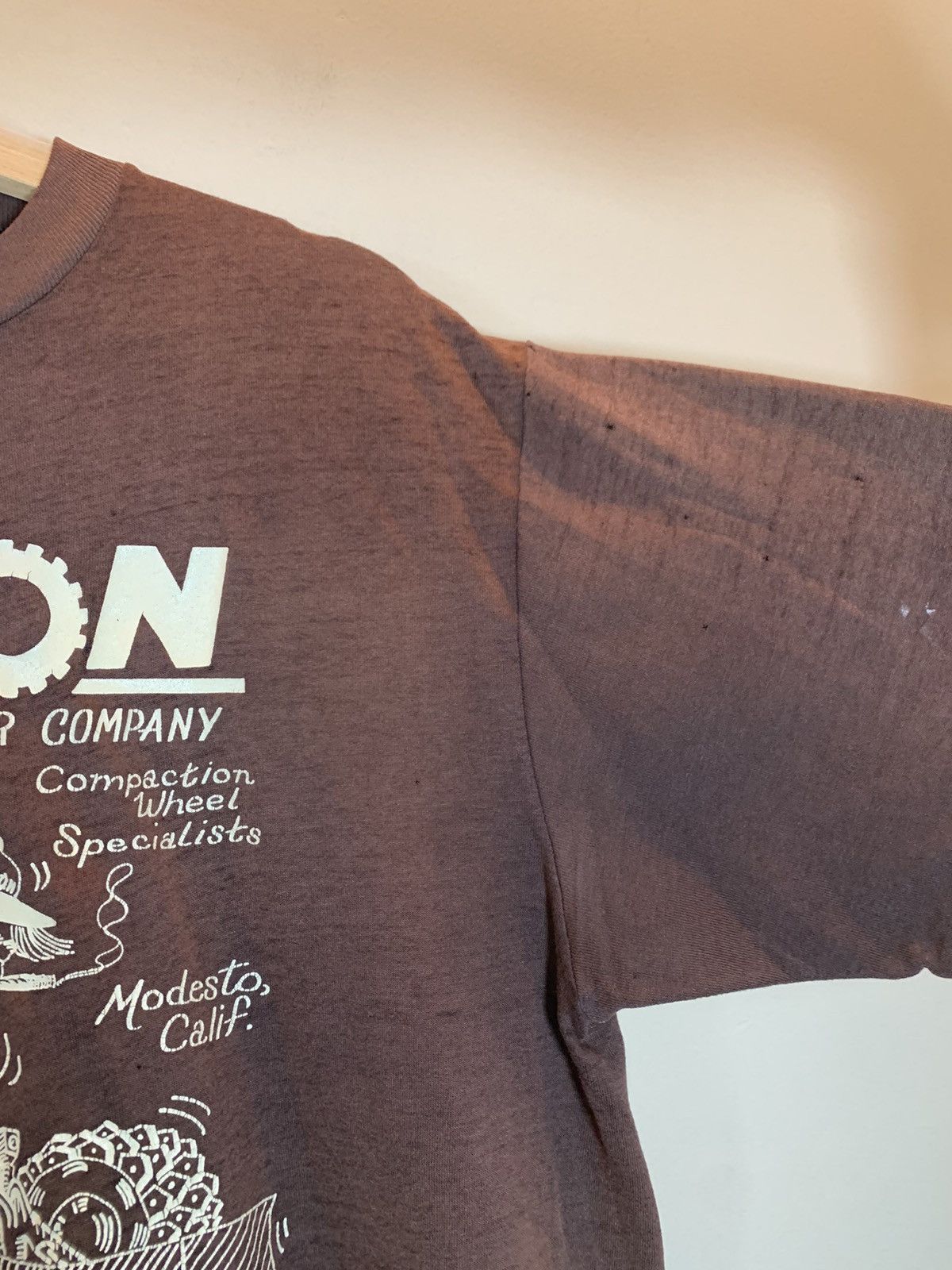 Vintage RARE Vintage 70s Caron Compactor Company Single Stitch Shirt Size US XL / EU 56 / 4 - 7 Thumbnail