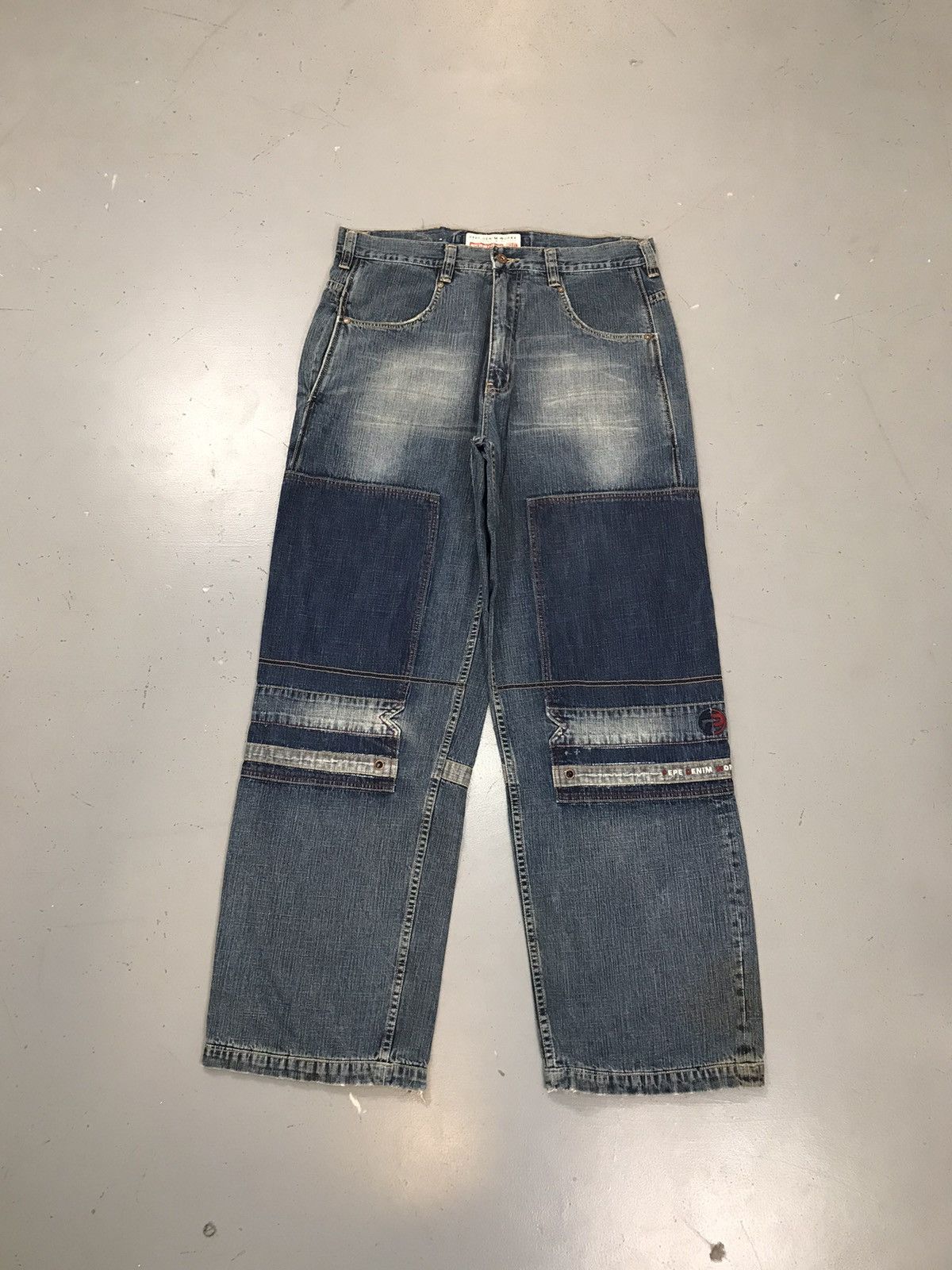 Pepe Jeans × Vintage Y2K Style Pepe Denim Worxx Size US 36 / EU 52 - 1 Thumbnail