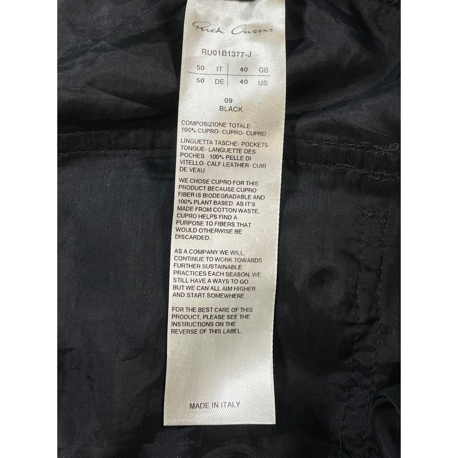 Rick Owens Rick Owens Bauhaus Nylon Black Cargos Size US 44 / EU 60 - 5 Thumbnail