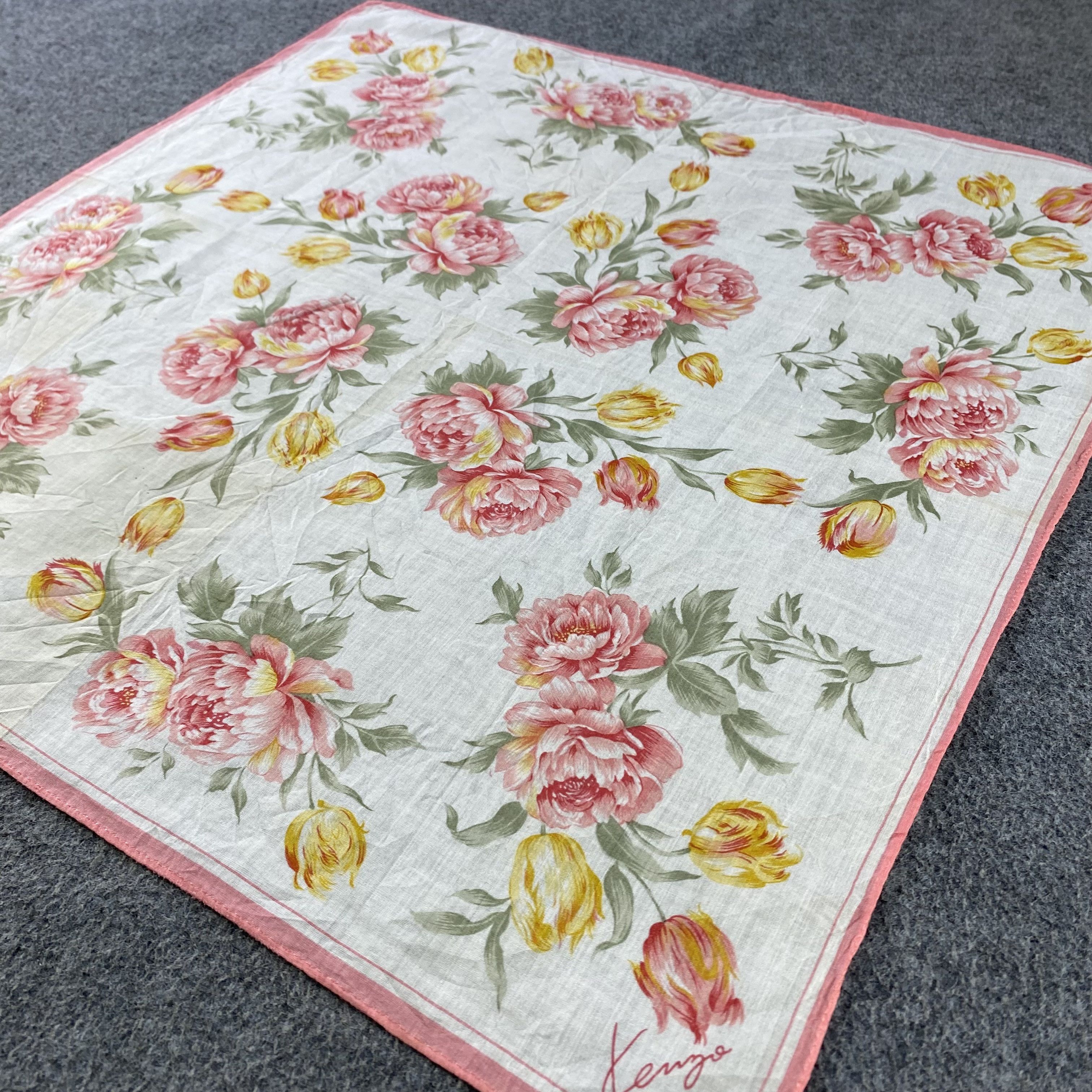 Kenzo × Vintage Kenzo Handkerchief/Neckerchief/Bandana HC882 Size ONE SIZE - 2 Thumbnail