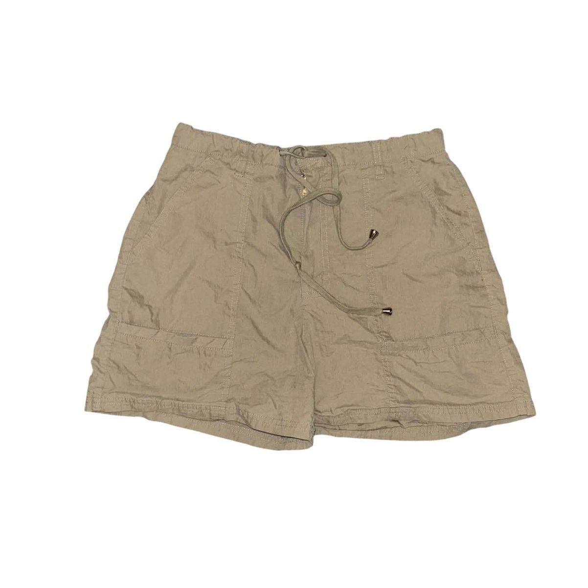 Gloria Vanderbilt Gloria Vanderbilt Khaki Cargo Shorts Drawstring Green Size 6 Size 28" / US 6 / IT 42 - 3 Thumbnail
