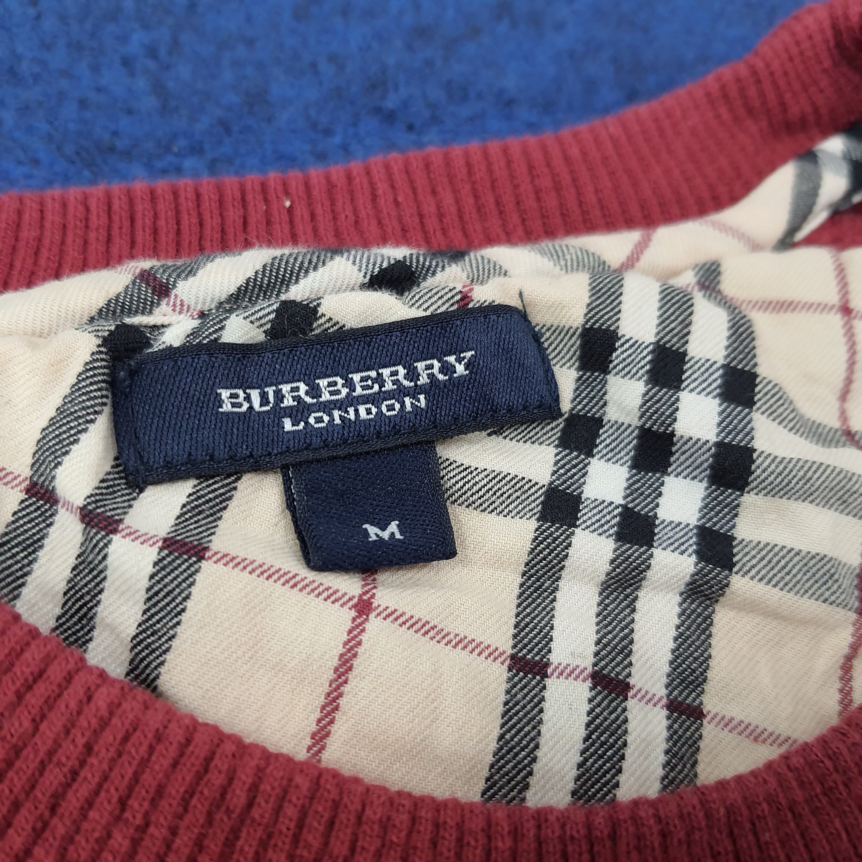 Burberry Vintage Burberry Nova Check Custom Logo Sweatshirt C257N24 Size US M / EU 48-50 / 2 - 5 Thumbnail
