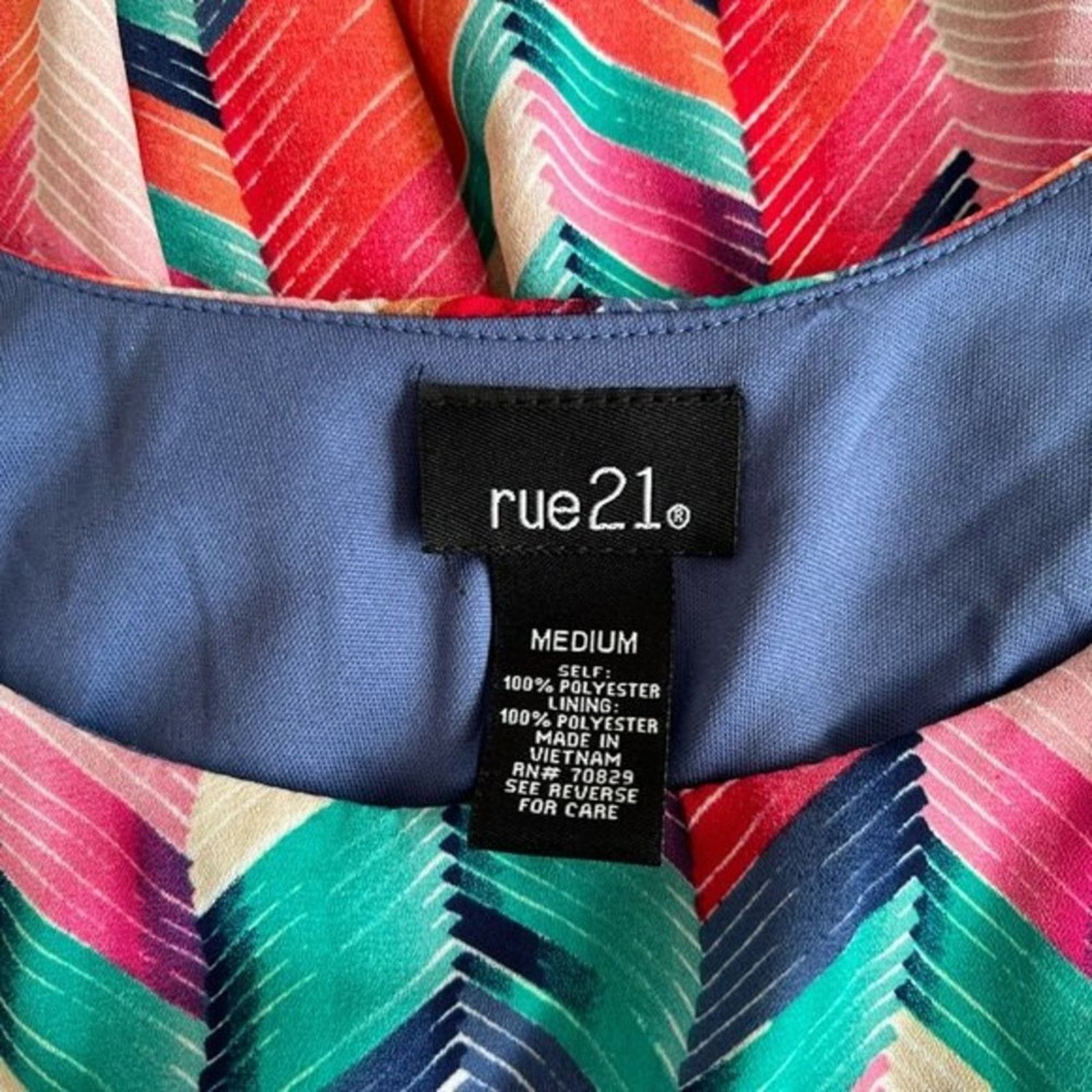 Other Rue21 Printed Scoop Neck Sleeveless Mini Dress, M Size M / US 6-8 / IT 42-44 - 3 Thumbnail
