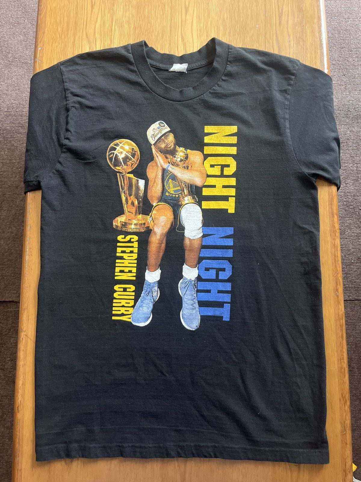 NBA NIGHT NIGHT Stephen Curry 21’s-22’s Champions Tshirt Size US M / EU 48-50 / 2 - 4 Thumbnail