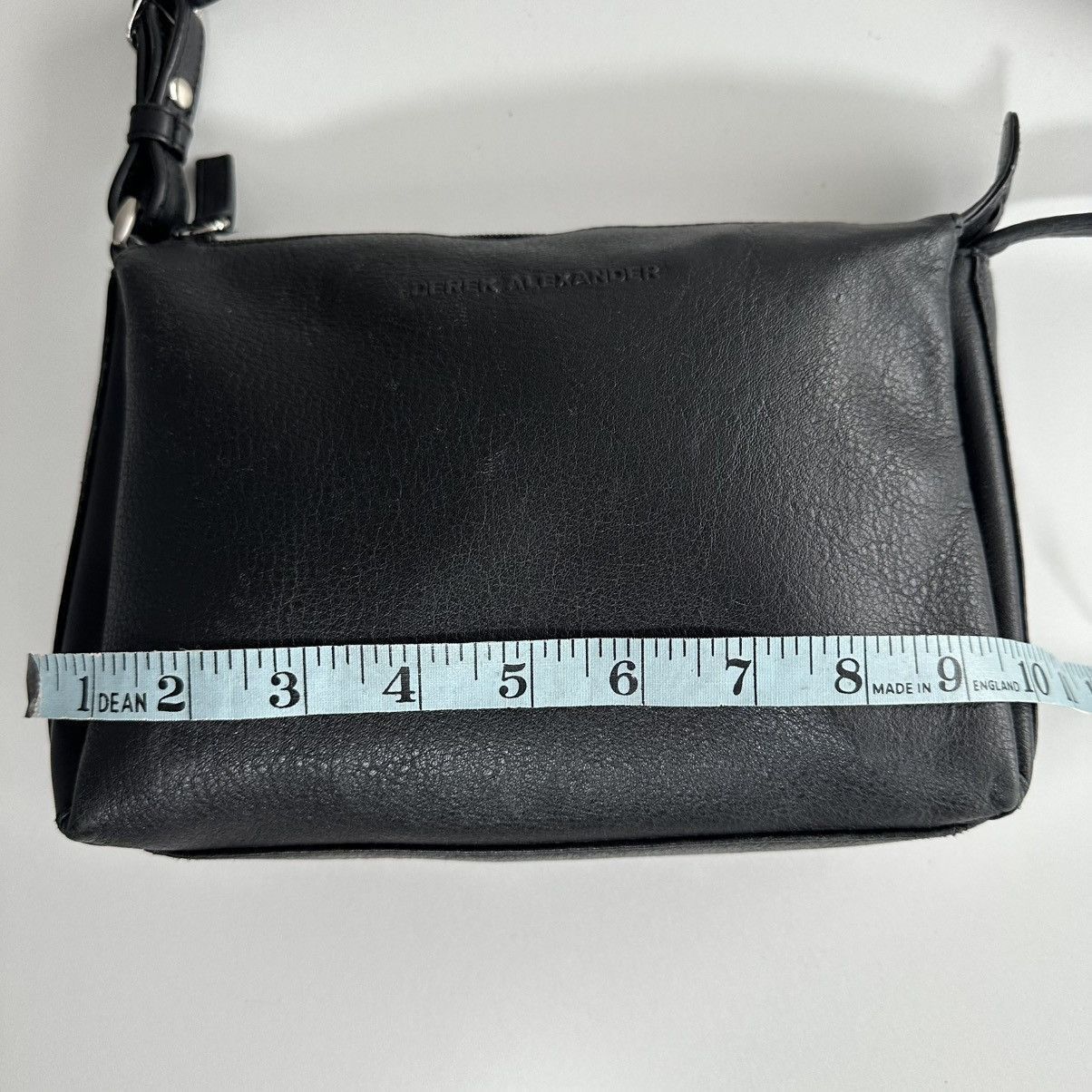 Vintage Derek Alexander Top Zip 3 Pocket Black Leather Crossbody Bag Size ONE SIZE - 16 Thumbnail