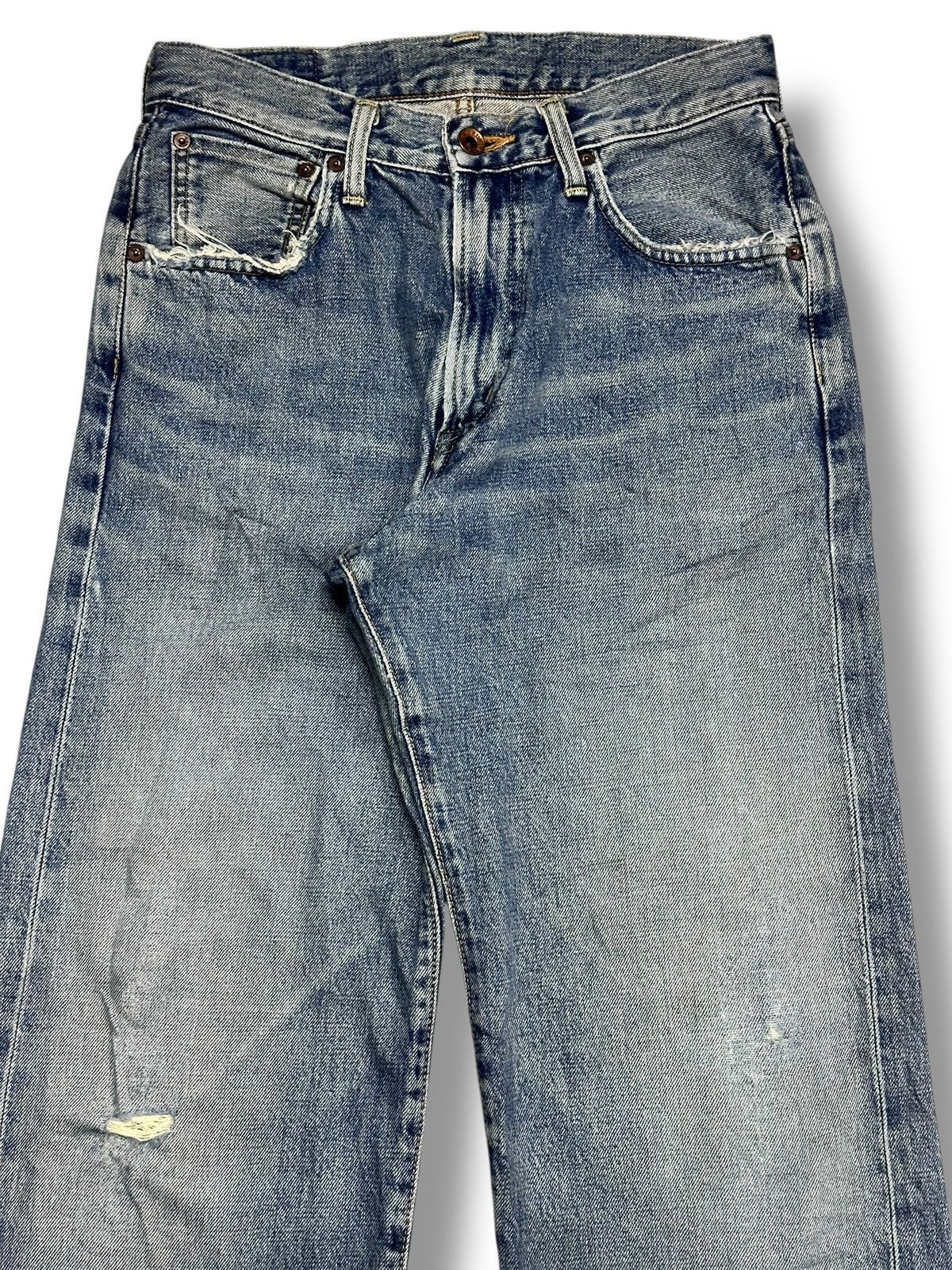 Edwin Vintage Edwin 505 Baggy Loose Style With Faded Wash Size US 29 - 4 Thumbnail