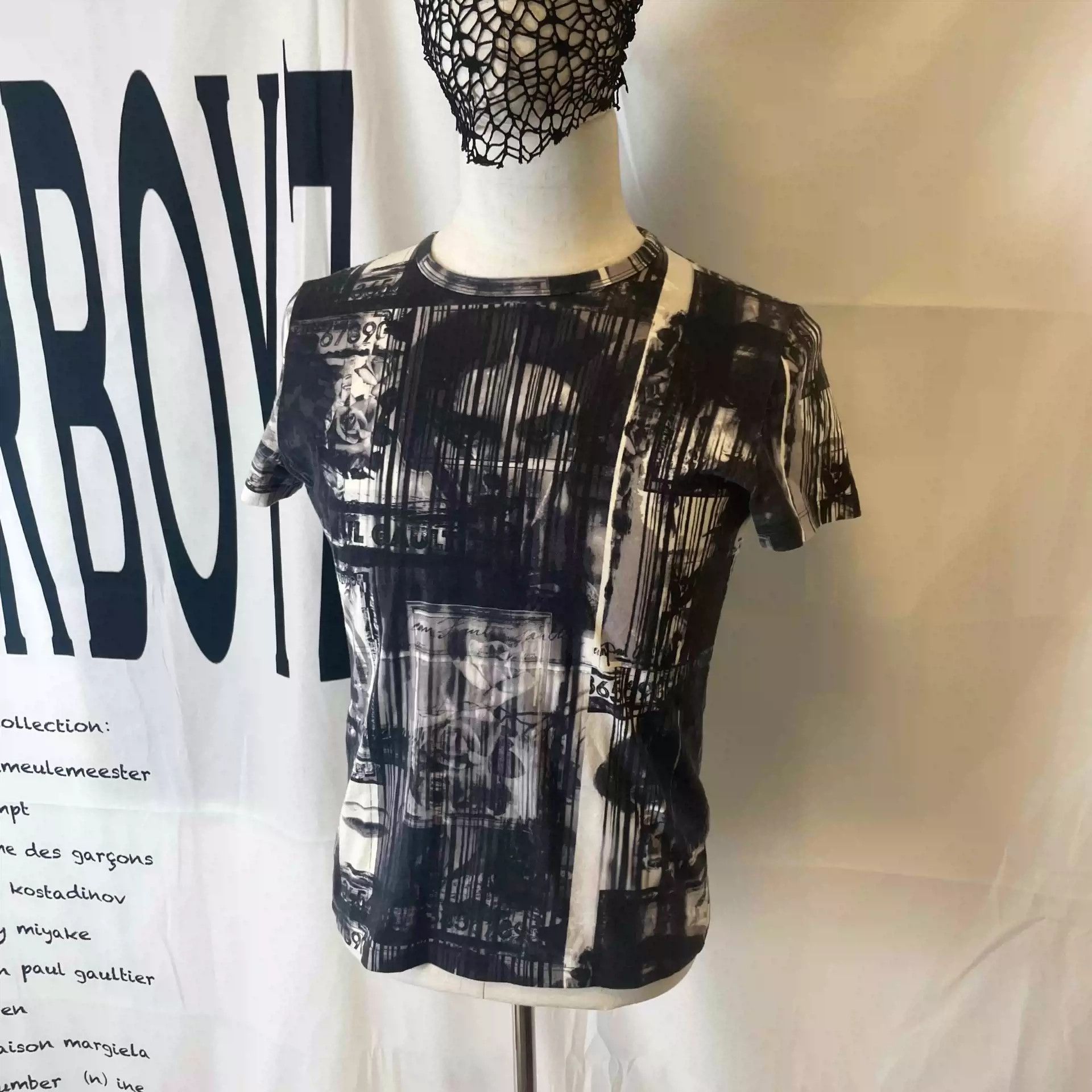Jean Paul Gaultier Jean Paul Gaultier 90s Psychedelic Portrait Short Sleeve Size US M / EU 48-50 / 2 - 1 Thumbnail