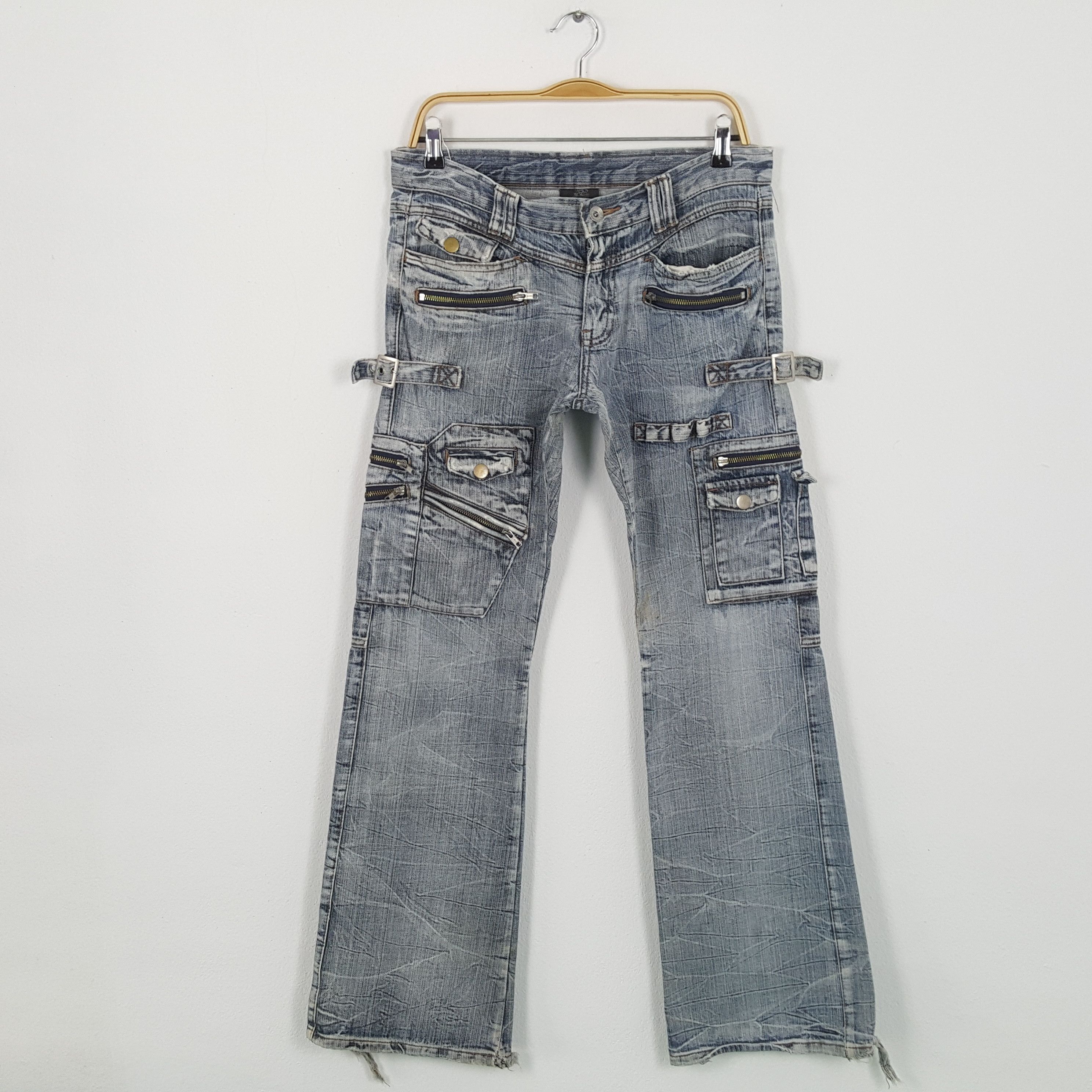 semanticdesign SEMANTIC DESIGN Rare Design Fashion Rock Punk Style Jeans Size 32" / US 10 / IT 46 - 1 Thumbnail