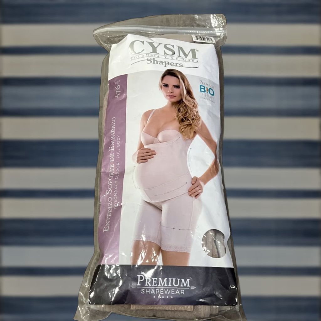 Vintage CYSM Rosa 476 Full Body Pregnancy Support Shapewear XL Extra Firm Compression Postpartum Recovery Pink Womens Size ONE SIZE - 1 Thumbnail