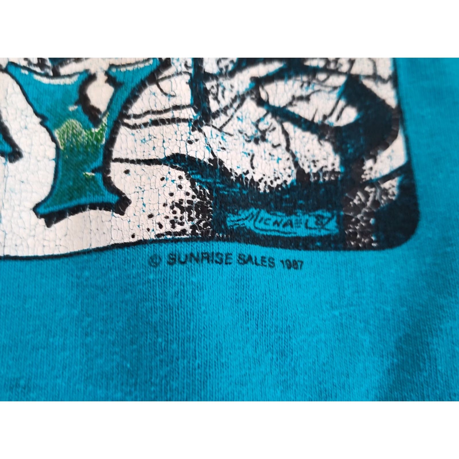 Vintage Vtg 80s Lake Tahoe Tee Shirt Sz L Mountain Emerald Bay Single Stitch Oneita Tag Shirt Tee Lake Tahoe Vintage True Oneita 80s Graphic Size US L / EU 52-54 / 3 - 3 Thumbnail