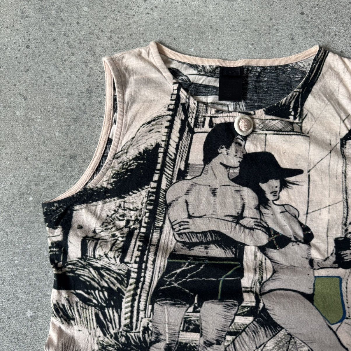 Custo Barcelona Custo Barcelona Vintage Sexy Y2K Print T-Shirt Size M / US 6-8 / IT 42-44 - 3 Thumbnail