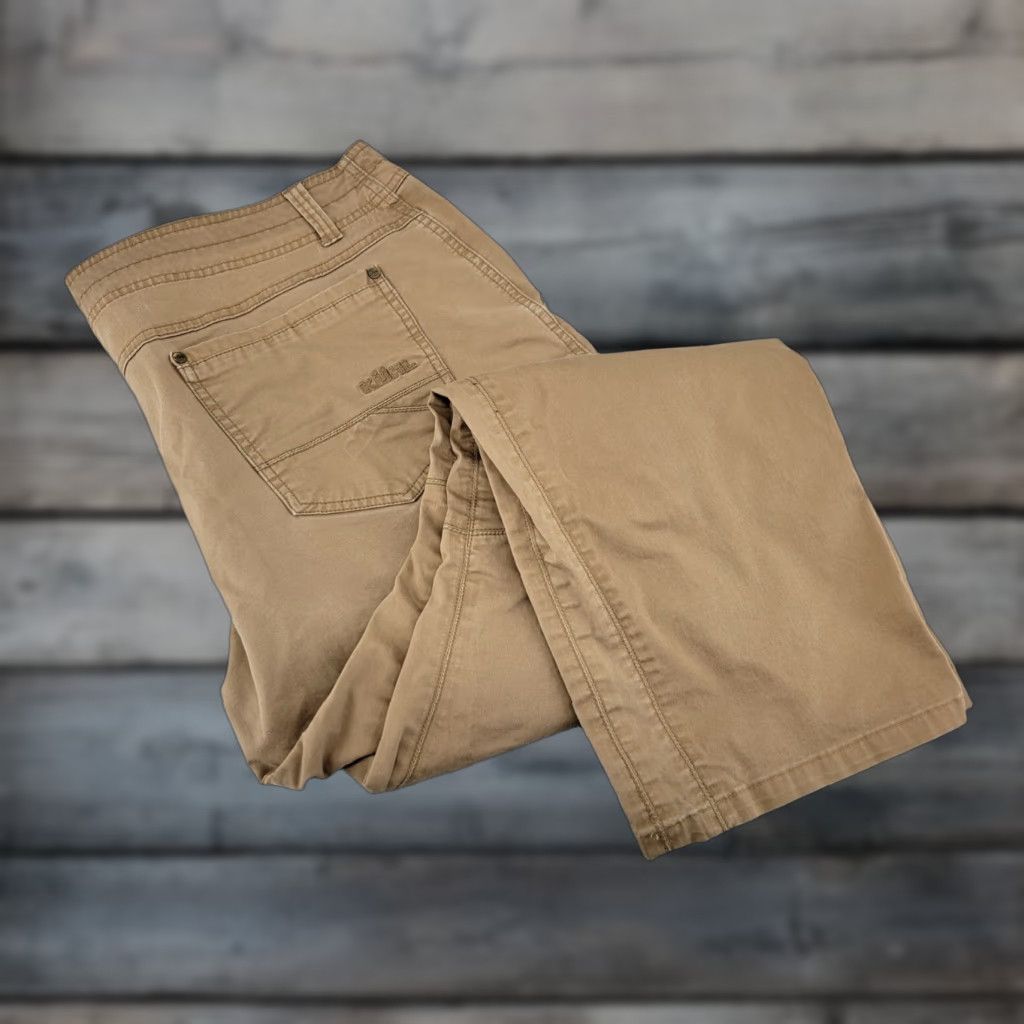 Vintage Kuhl Generatr Hiking Pants Tan 40x30 Brown Size US 40 / EU 56 - 1 Thumbnail
