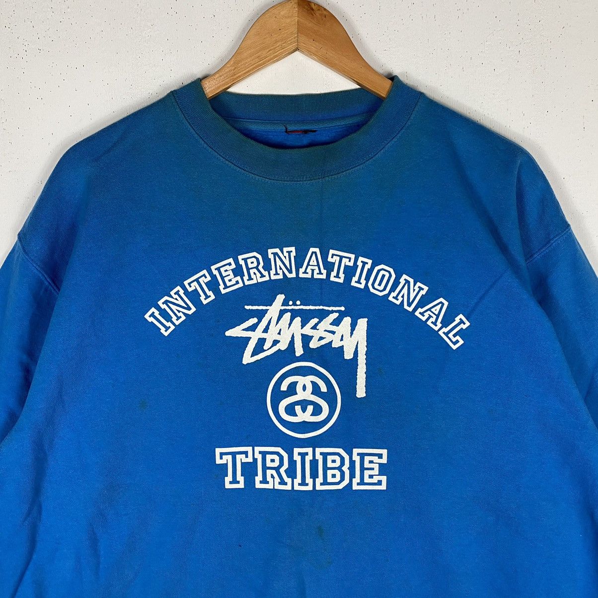 Stussy Vintage 00's STUSSY International Tribe Crewneck Sweatshirt Size US XL / EU 56 / 4 - 3 Thumbnail