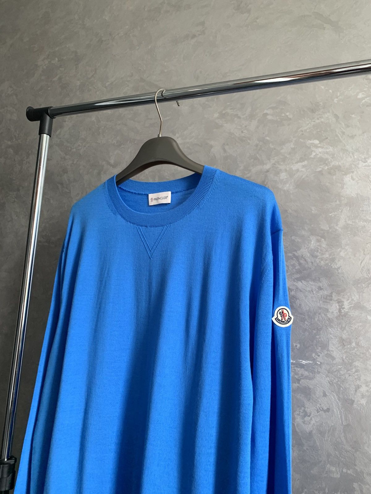 Moncler Moncler Maglia Tricot Girocollo Wool Men’s Sweater Jumper L Size US L / EU 52-54 / 3 - 2 Thumbnail