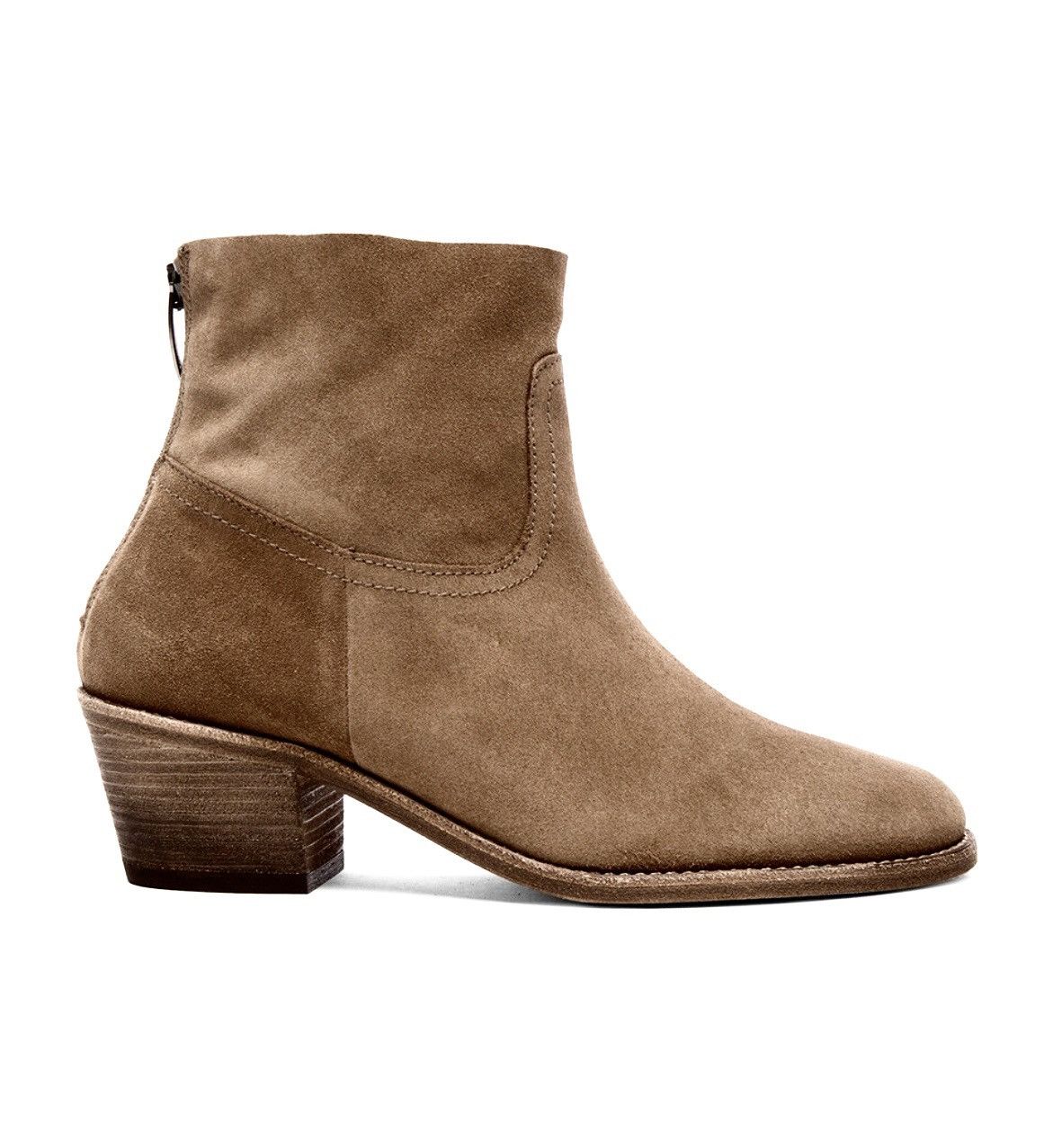 Other $590~ELYSE WALKER L.A.~Tan Distressed Suede Booties~37/7 Size US 7 / IT 37 - 14 Thumbnail