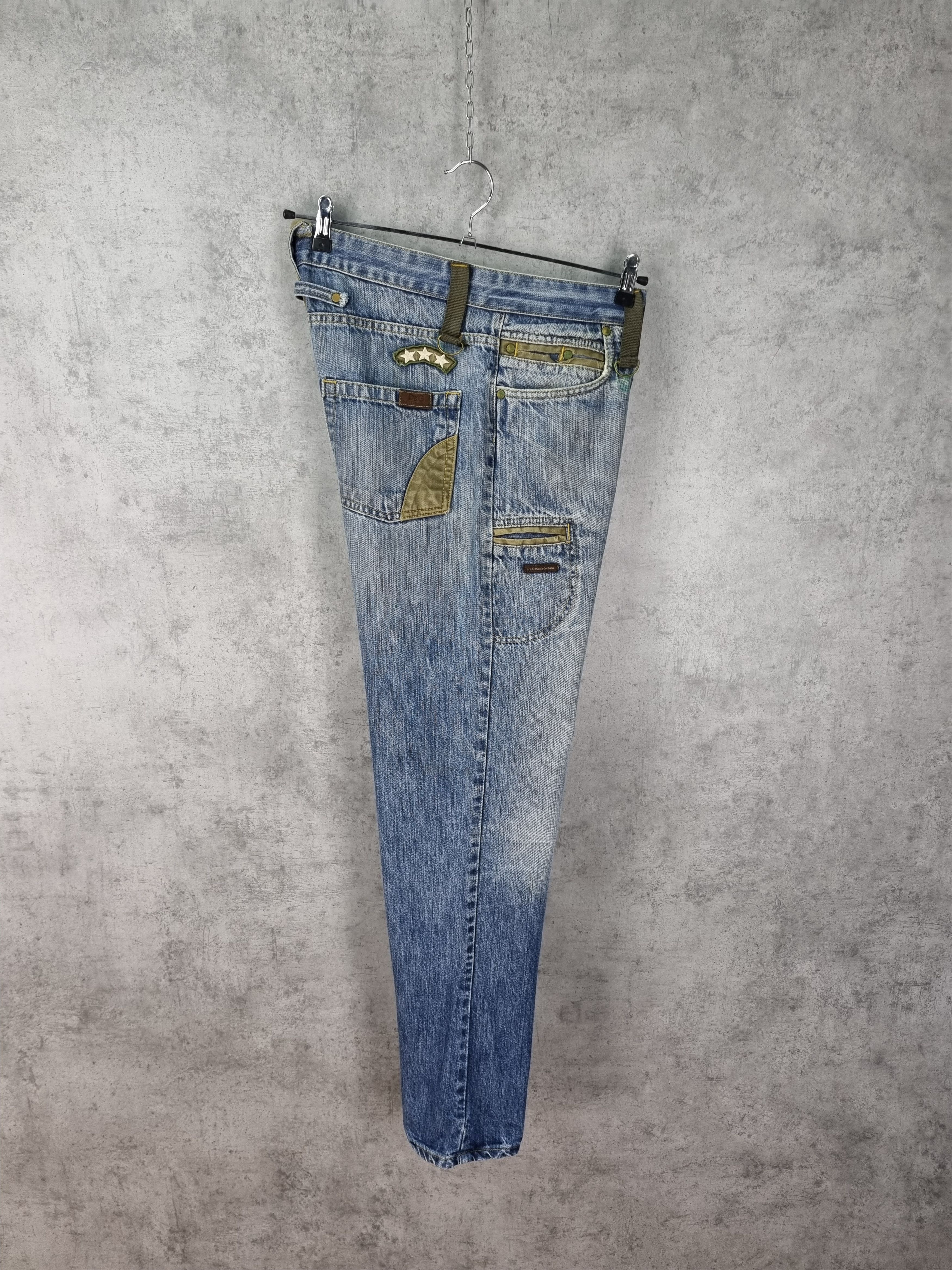 Vintage 90s Dolce & Gabbana Dirty Aesthetic Denim Jeans Size US 32 / EU 48 - 8 Thumbnail