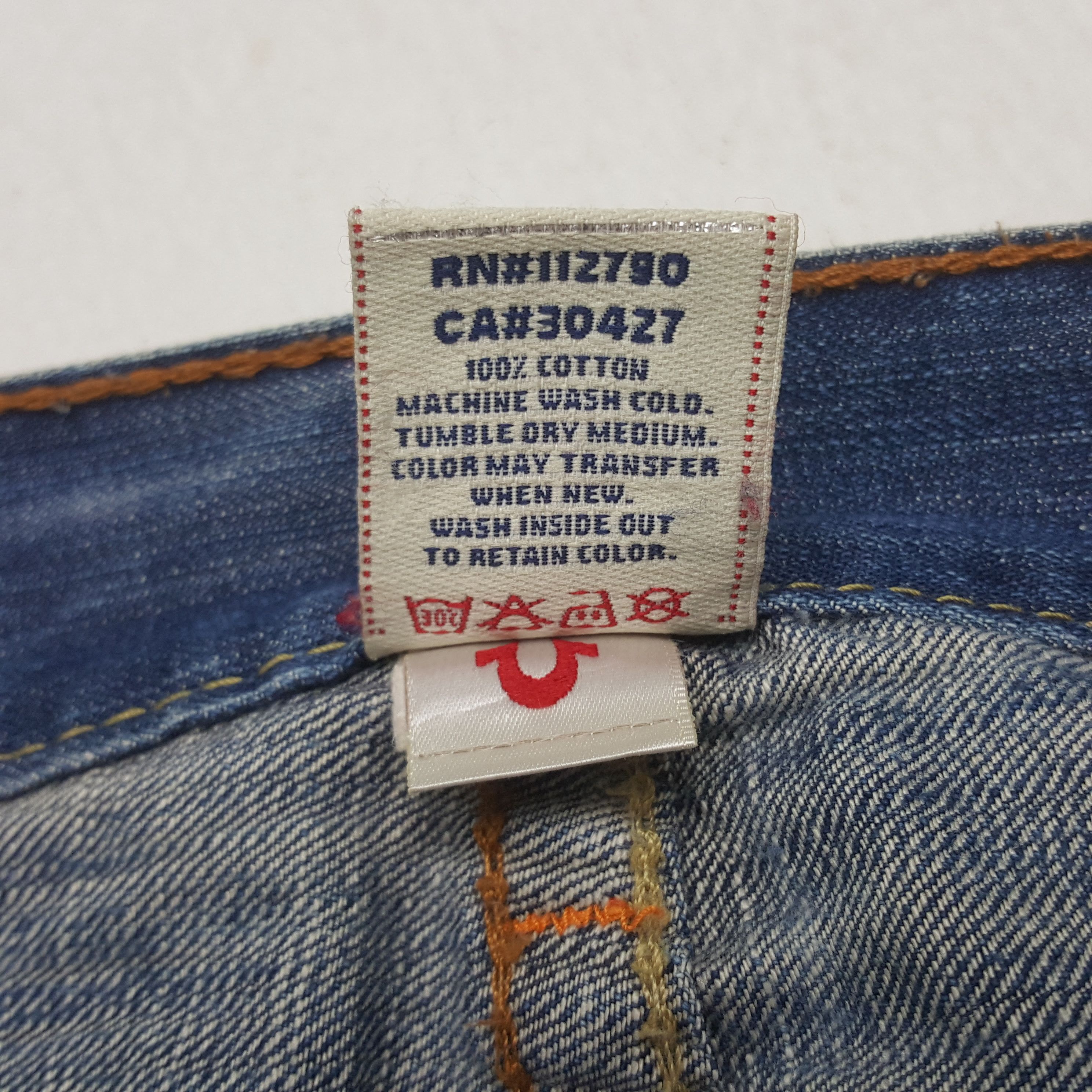 Other Vintage True Religion Billy Big T Denim Jeans Size US 33 - 14 Thumbnail