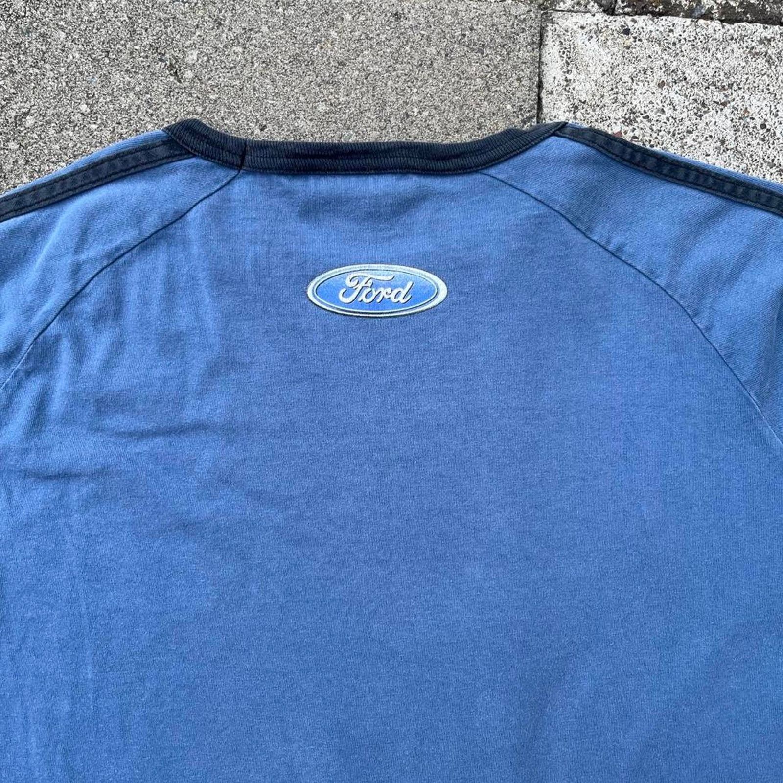 Ford Ford Motors Sport Motocross Chest Graphic Blue Long Sleeve Size US L / EU 52-54 / 3 - 5 Thumbnail