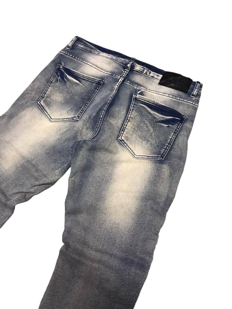 Japanese Brand × Reason Reason New York Biker Denim Jeans Size US 34 / EU 50 - 10 Thumbnail
