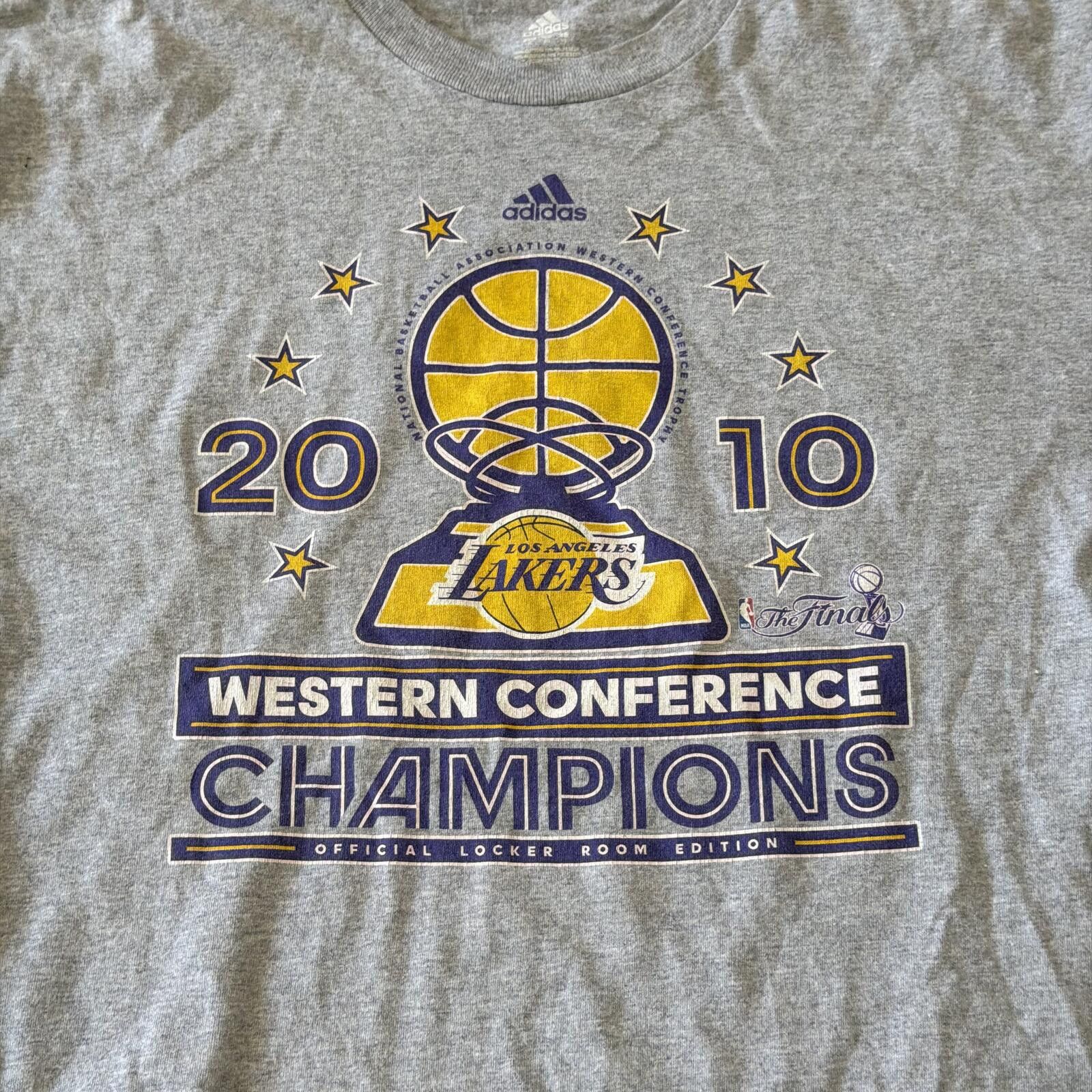 Adidas Adidas 2010 Los Angeles Lakers Conference Champions Shirt XL Size US XL / EU 56 / 4 - 2 Thumbnail
