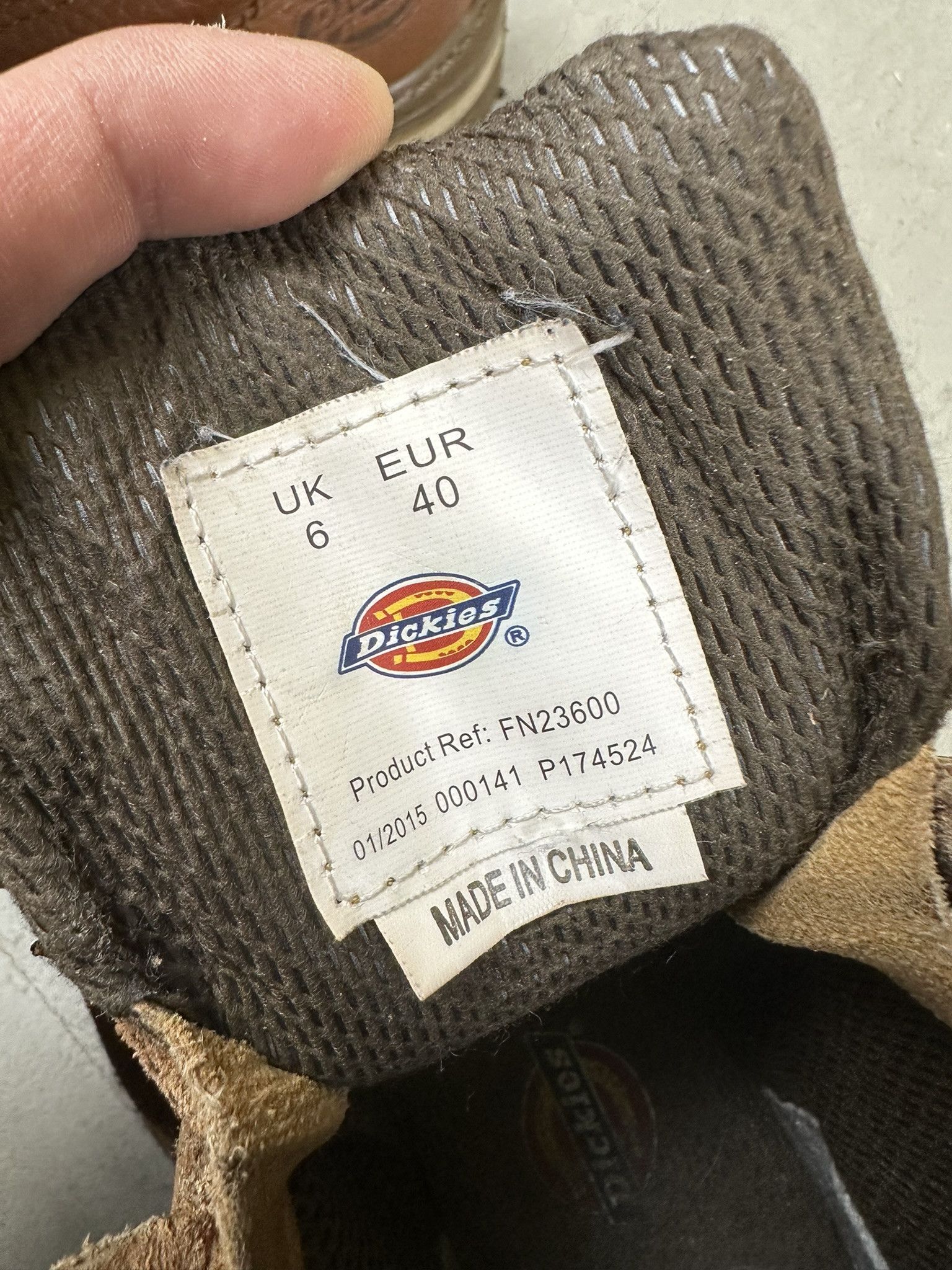 Dickies × Vintage Vintage Dickies Workwear Distressed Leather Boots Size US 7 / EU 40 - 12 Thumbnail