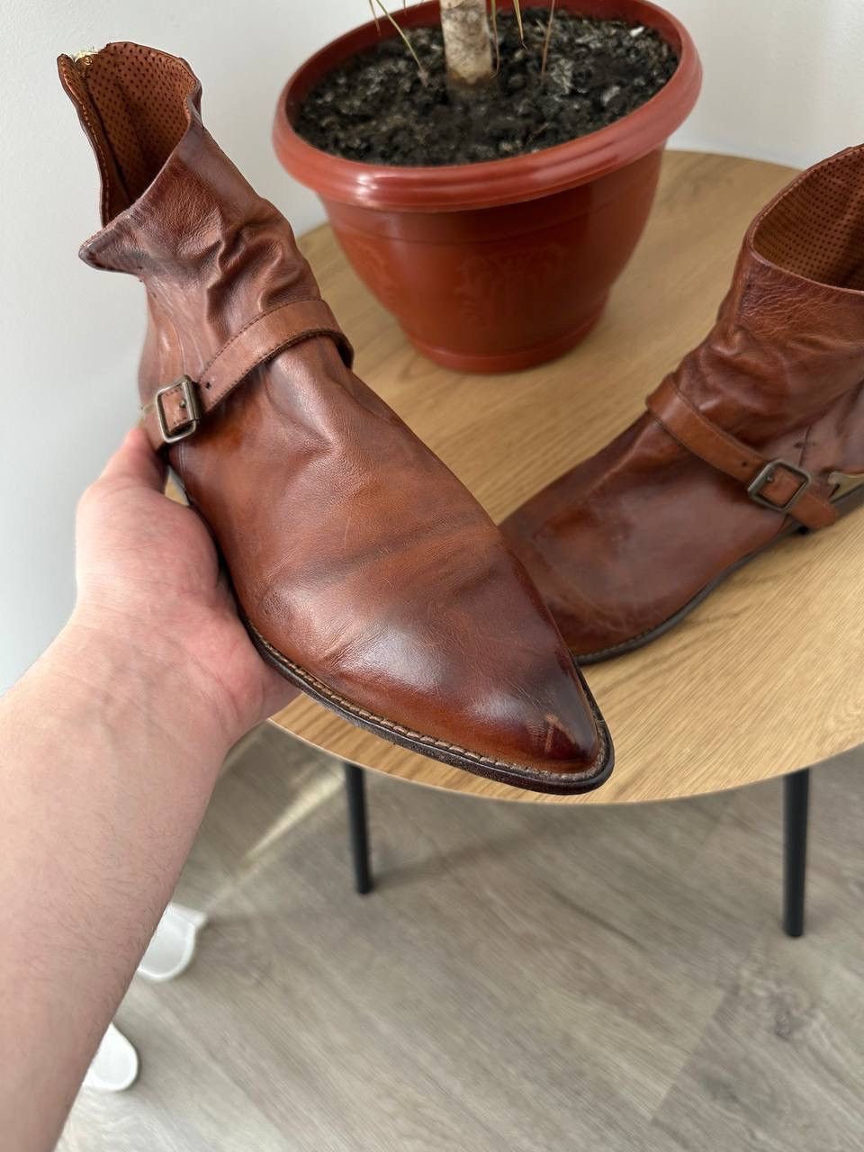 Japanese Brand × Vintage Vintage Japanese Lemargo Browm Womesn Shoes Size US 7.5 / IT 37.5 - 5 Thumbnail