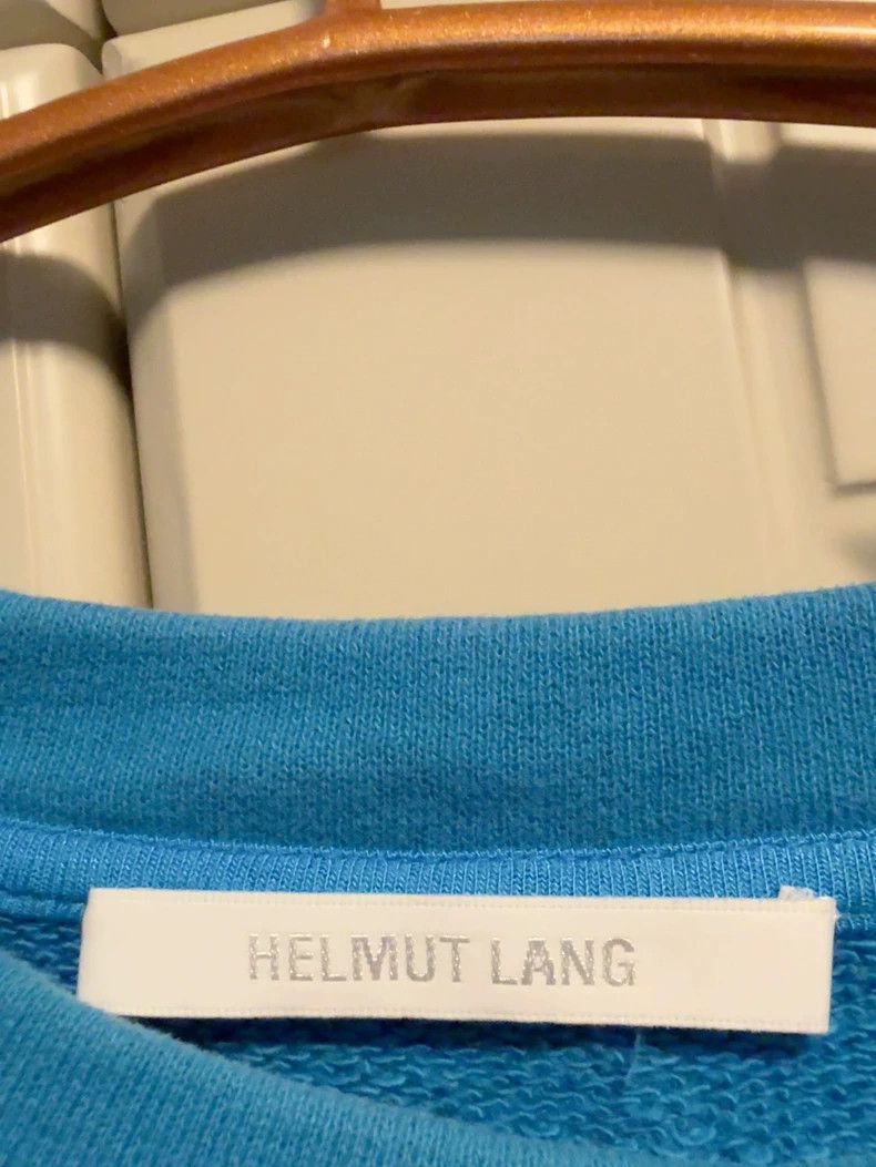 Helmut Lang HELMUT LANG Blue long sleeves Size M / US 6-8 / IT 42-44 - 2 Thumbnail