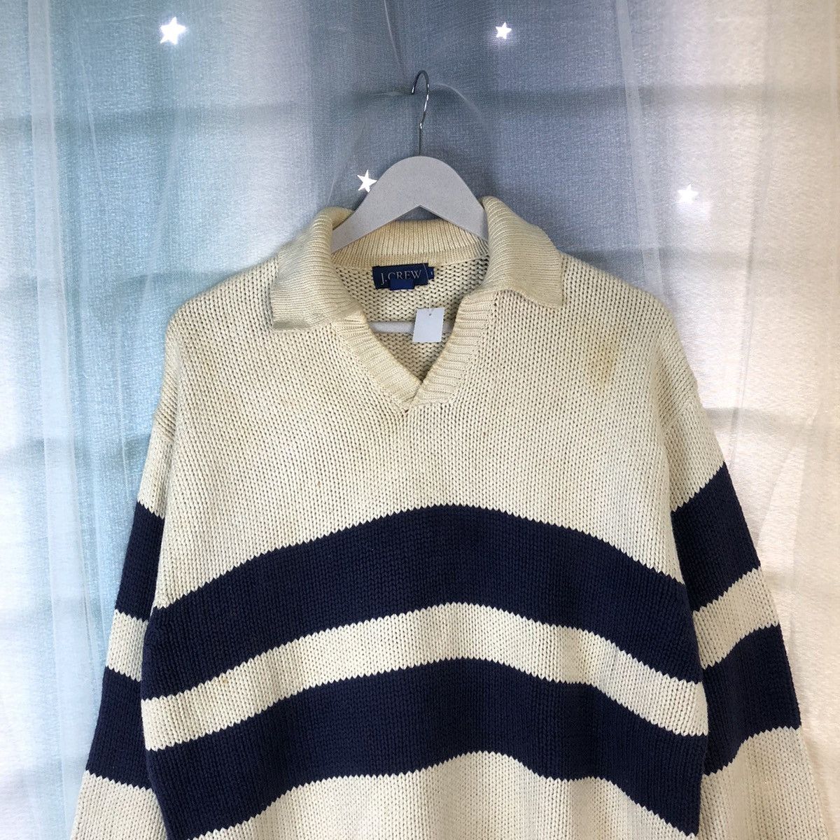 Japanese Brand J.Crew White Polo Ruby Sweatshirt #7405 Size US M / EU 48-50 / 2 - 2 Thumbnail