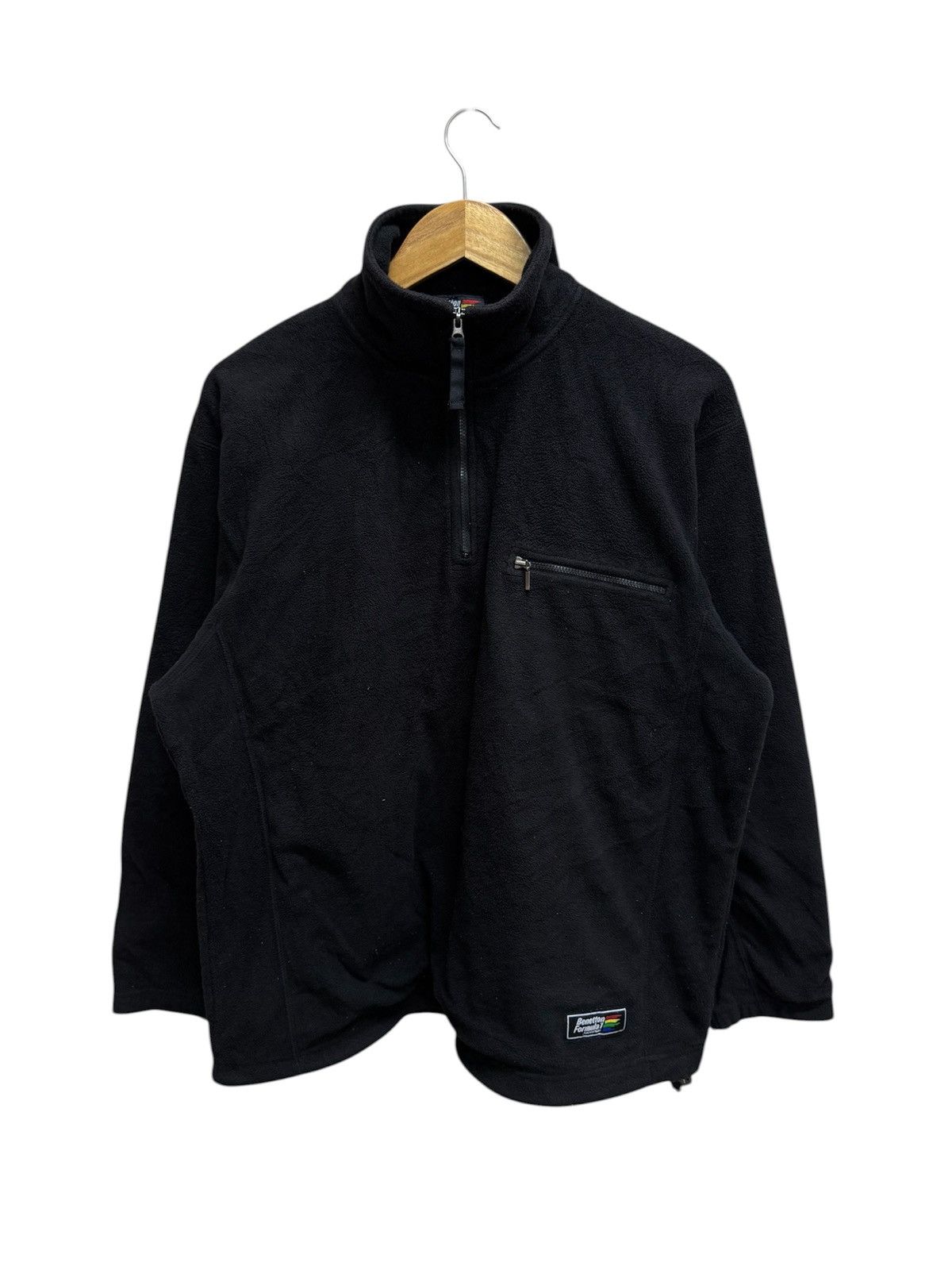 United Colors Of Benetton Benetton Formula 1 Racing Team Halfzipper Fleece Sweater Size US M / EU 48-50 / 2 - 1 Thumbnail