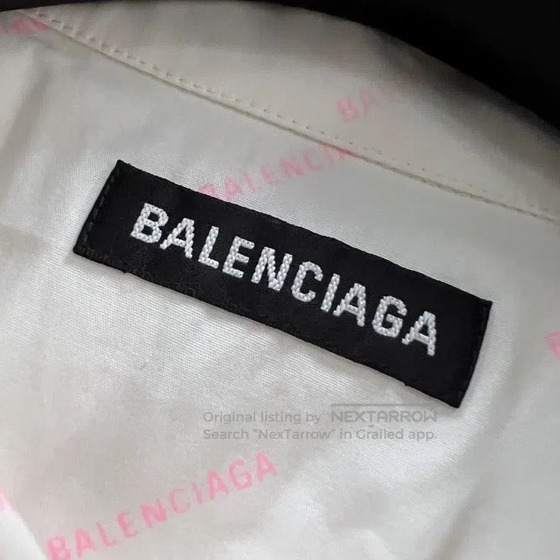 Balenciaga Balenciaga size 38 Full Print Bulletproof Logo Short Sleev Size US M / EU 48-50 / 2 - 4 Thumbnail