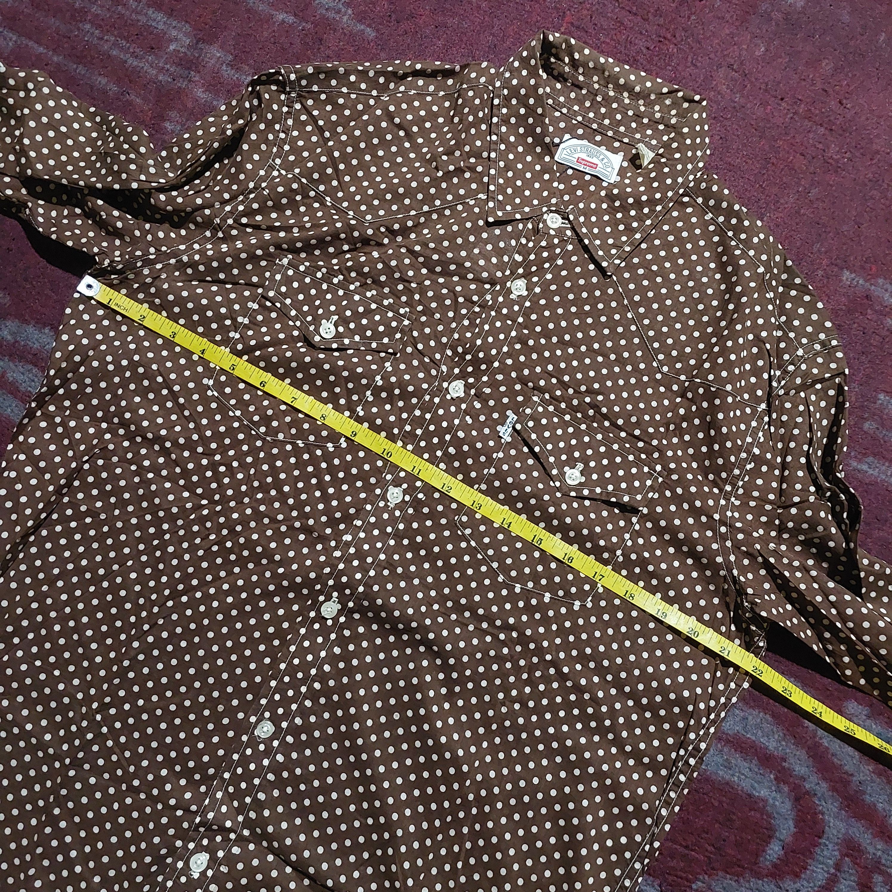 Levi's × Supreme Levi's x supreme western polka brown shirt Size US M / EU 48-50 / 2 - 13 Thumbnail