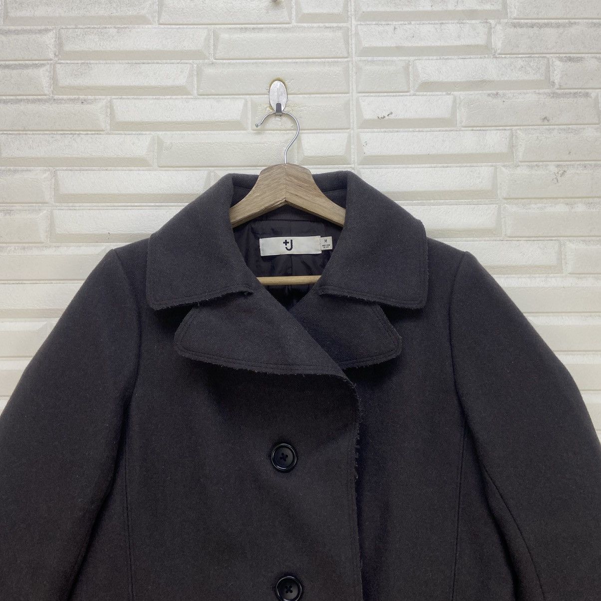 Designer × Jil Sander Jil Sander Uniqlo Distressed Wool Heavy Long Coat Size M / US 6-8 / IT 42-44 - 4 Thumbnail